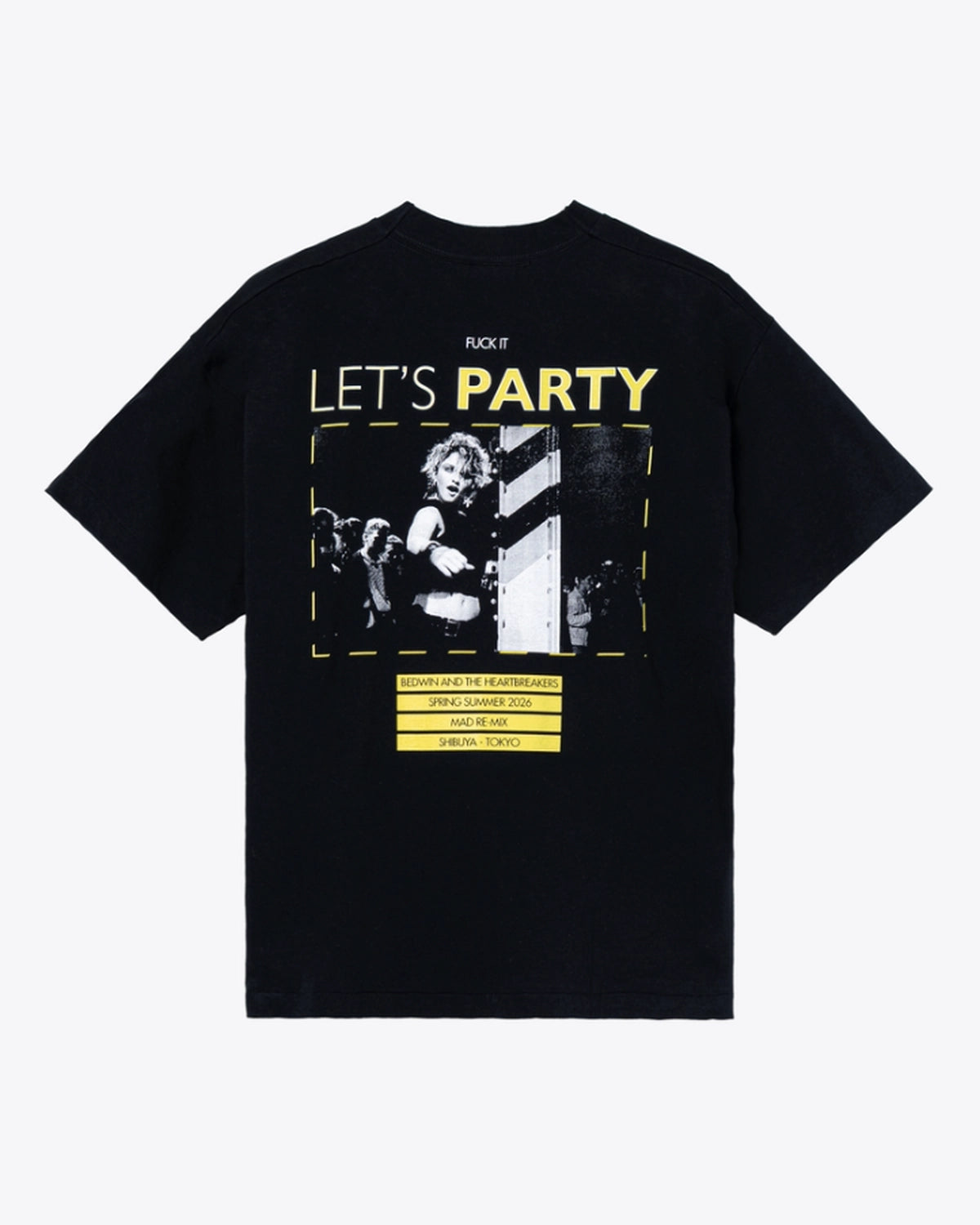 BEDWIN & THE HEARTBREAKERS / S/S PRINTED TEE "Lets Party" (26SB2246)