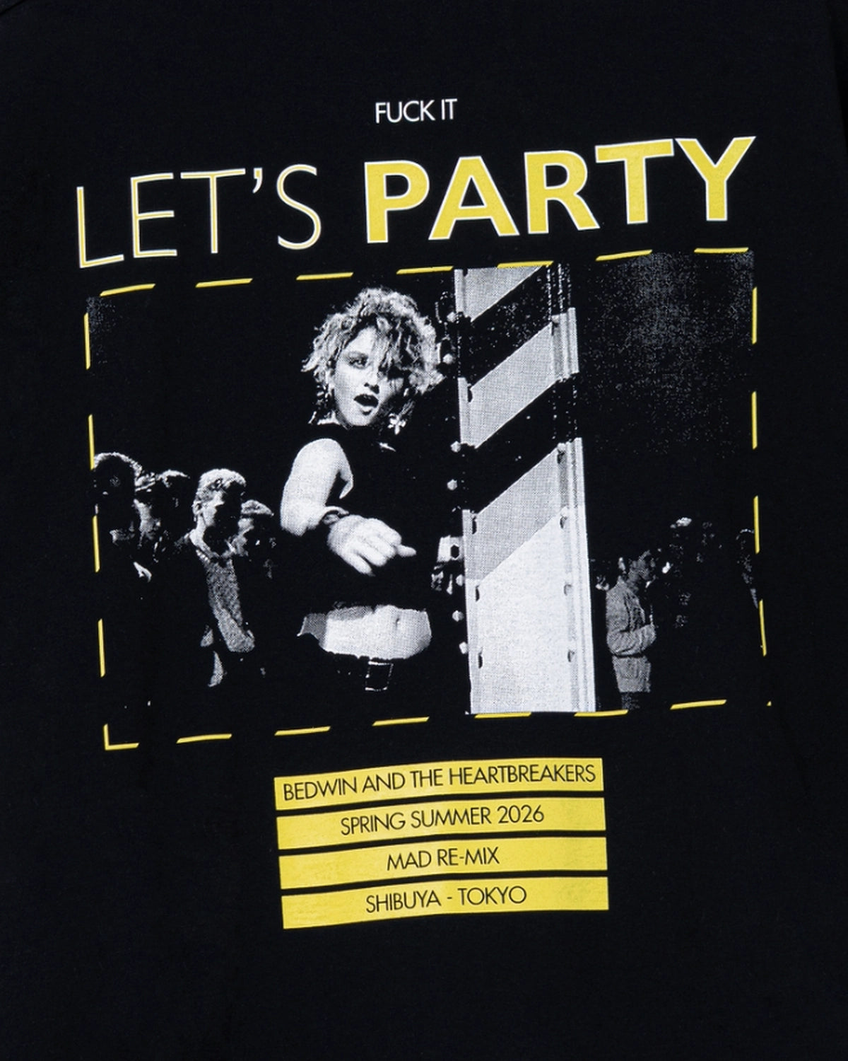 BEDWIN & THE HEARTBREAKERS / S/S PRINTED TEE "Lets Party" (26SB2246)
