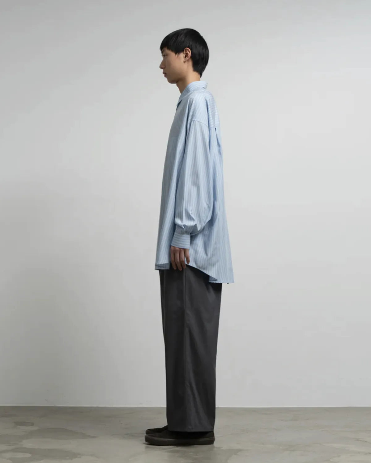 Graphpaper / SIDOGRAS L/S Oversized Regular Collar Shirt (GM262-50027)