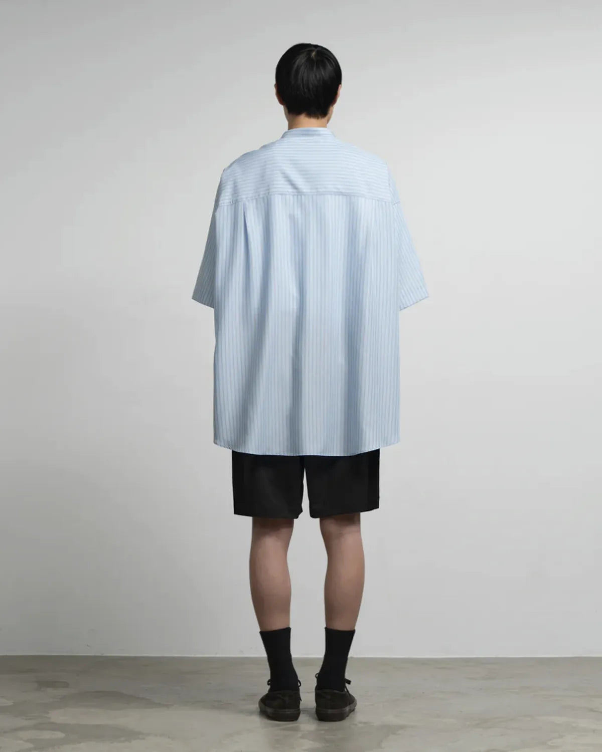 Graphpaper / SIDOGRAS S/S Oversized Band Collar Shirt (GM262-50030)