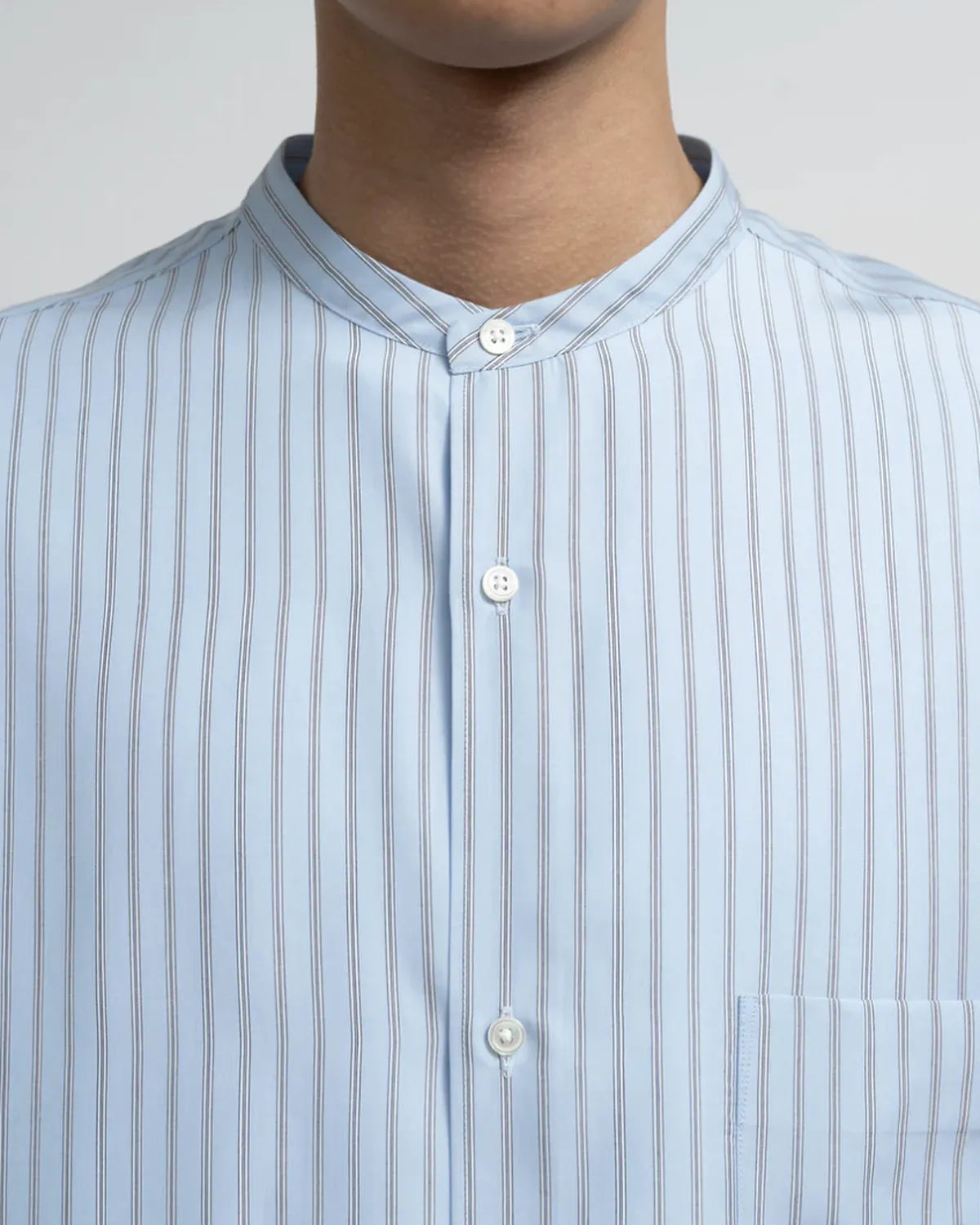 Graphpaper / SIDOGRAS S/S Oversized Band Collar Shirt (GM262-50030)