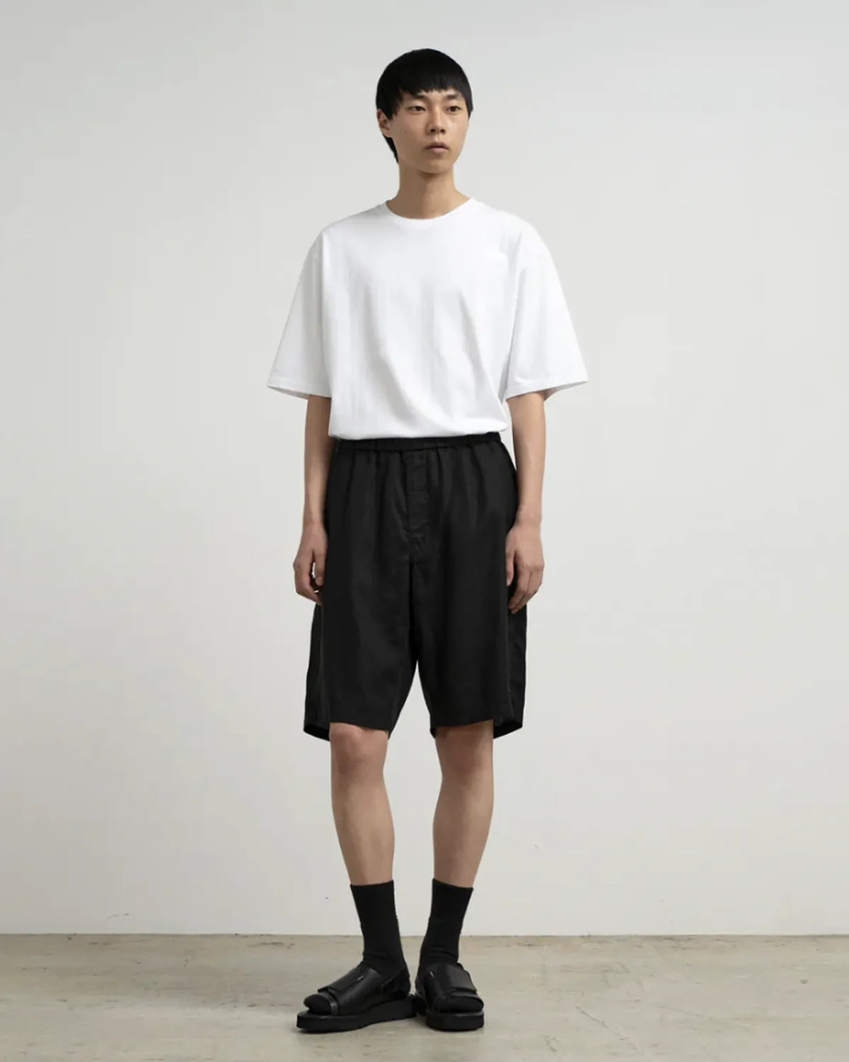 Graphpaper / Linen Track Shorts (GM262-40042B)