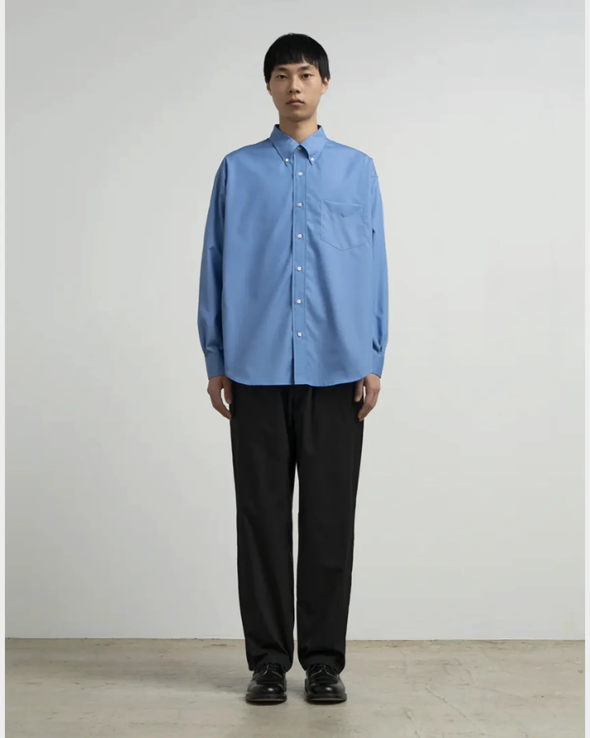 Graphpaper / Easy Care Poplin L/S B.D Box Shirt (GM263-50619)