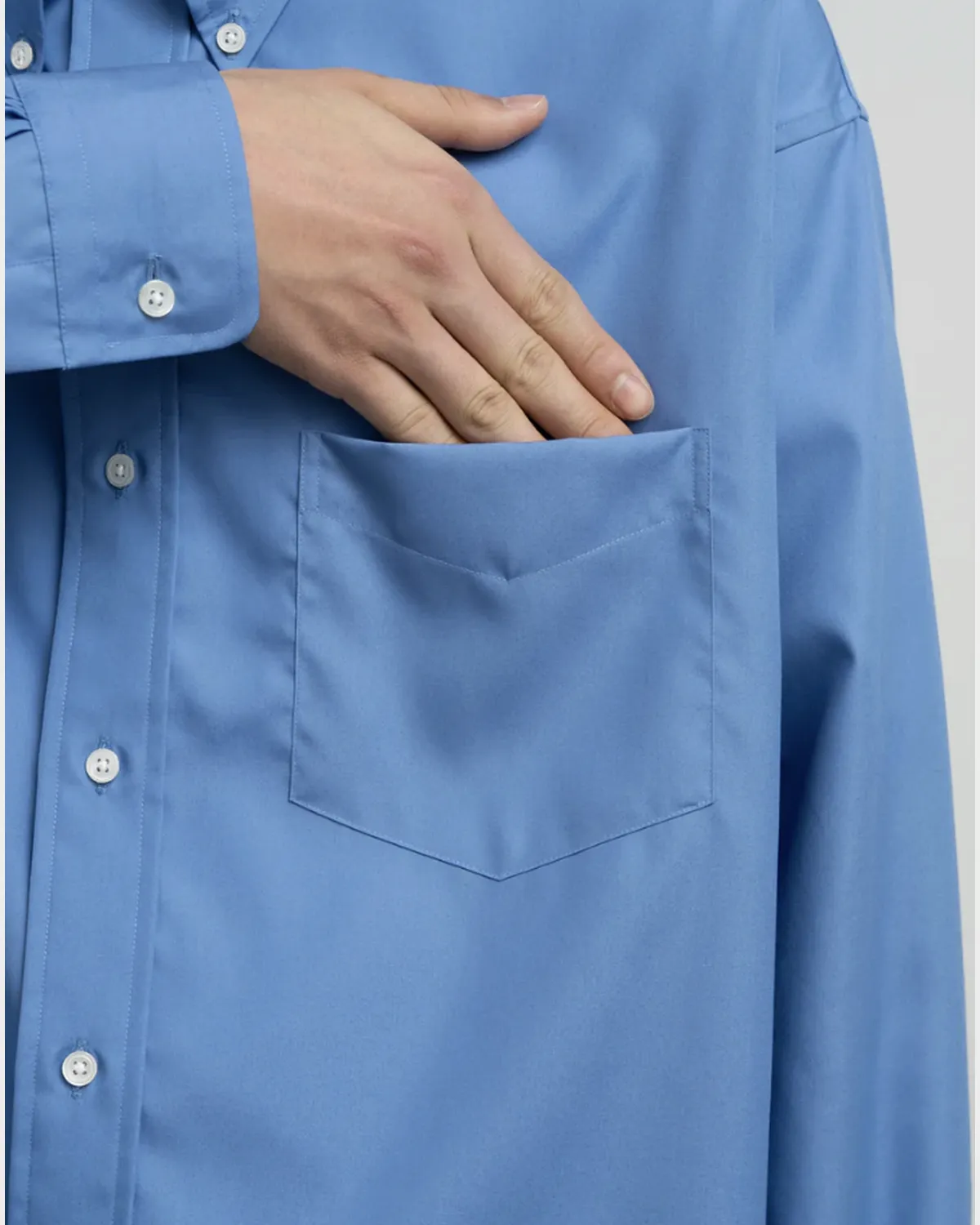 Graphpaper / Easy Care Poplin L/S B.D Box Shirt (GM263-50619)