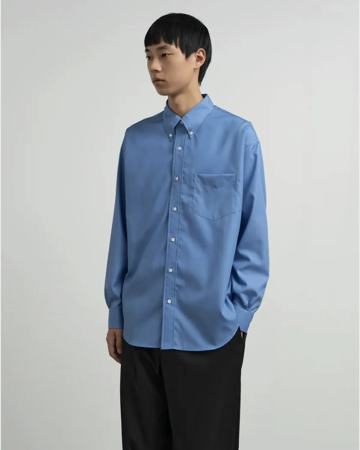 Graphpaper / Easy Care Poplin L/S B.D Box Shirt (GM263-50619)