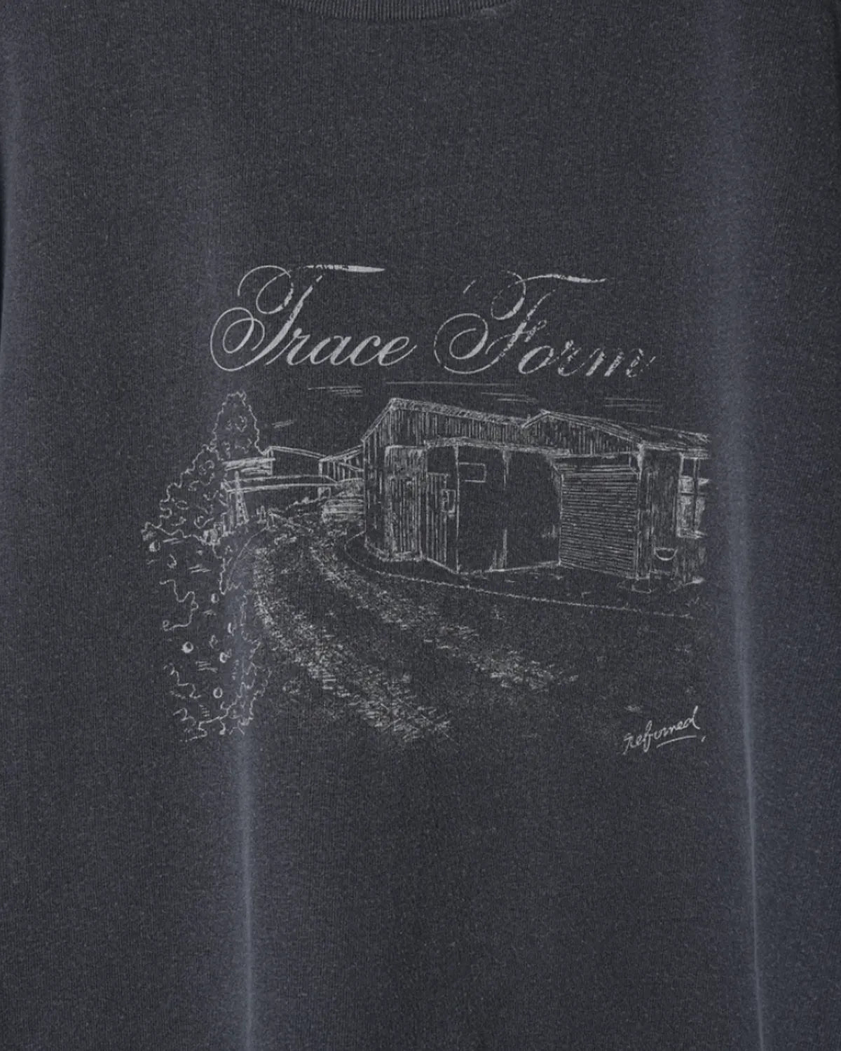 refomed / "TRACE FORM" LONG SLEEVE TEE (RECU-070)