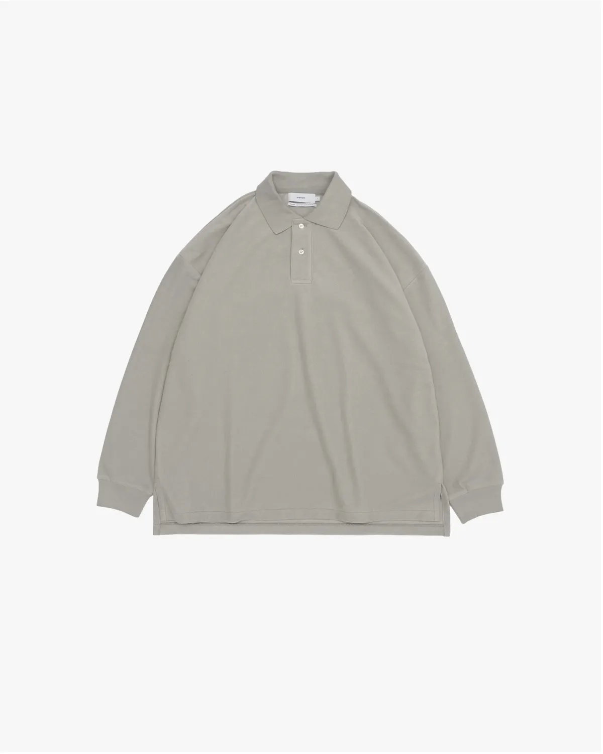 Graphpaper / Pique Velour Jersey L/S Polo (GM263-70255)