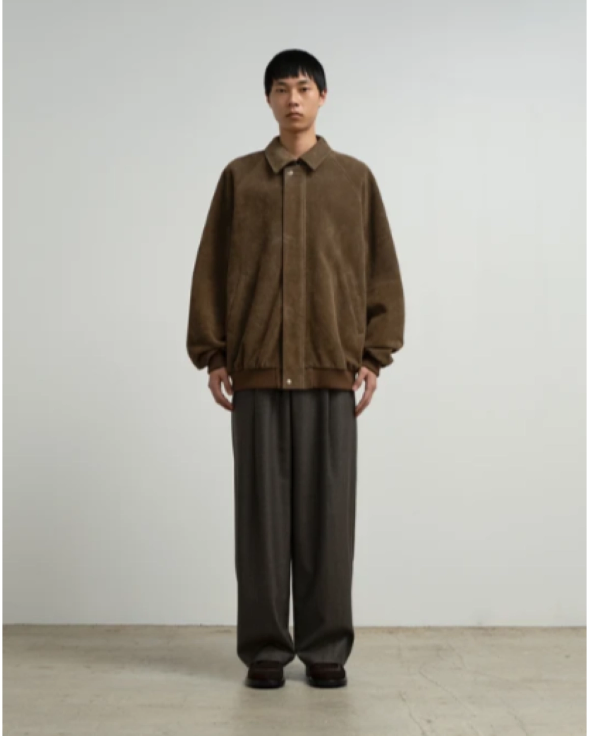 Graphpaper / Hairy Suede Raglan Blouson (GU263-30324)