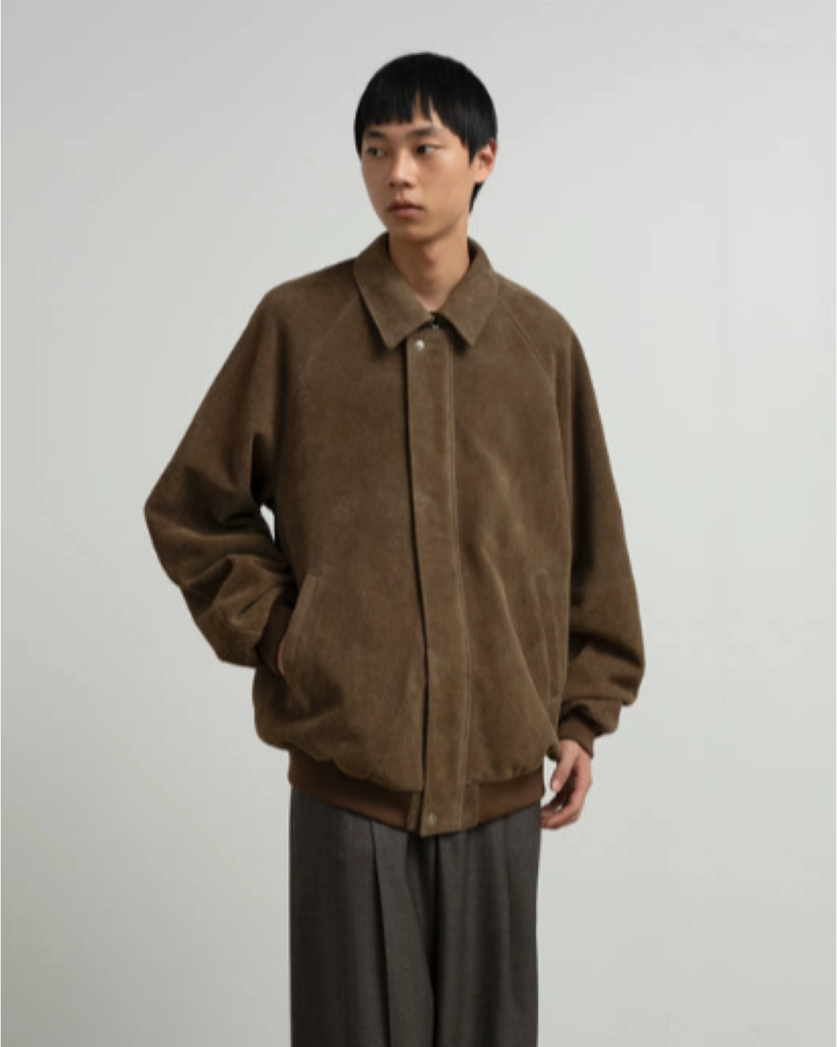 Graphpaper / Hairy Suede Raglan Blouson (GU263-30324)
