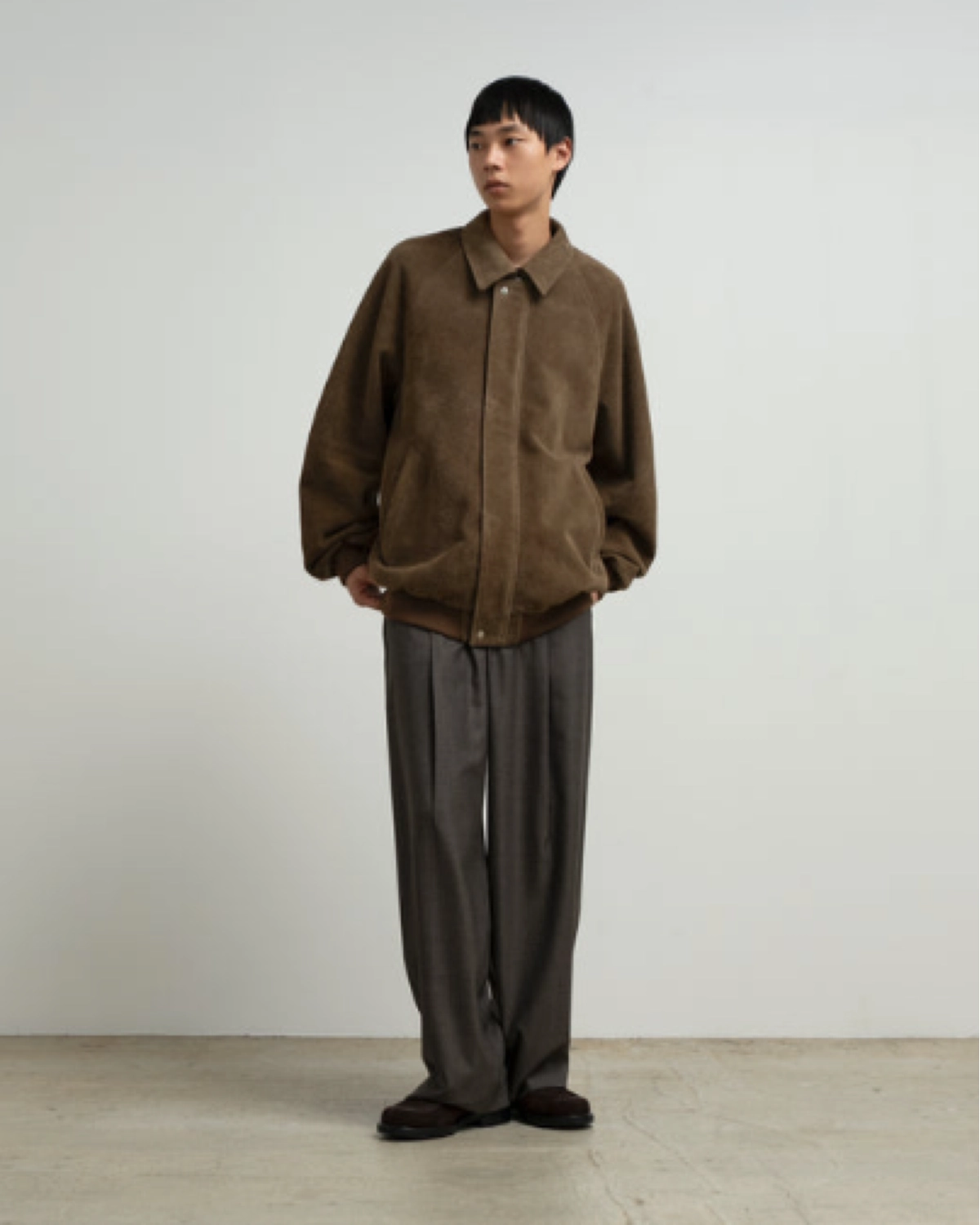 Graphpaper / Hairy Suede Raglan Blouson (GU263-30324)
