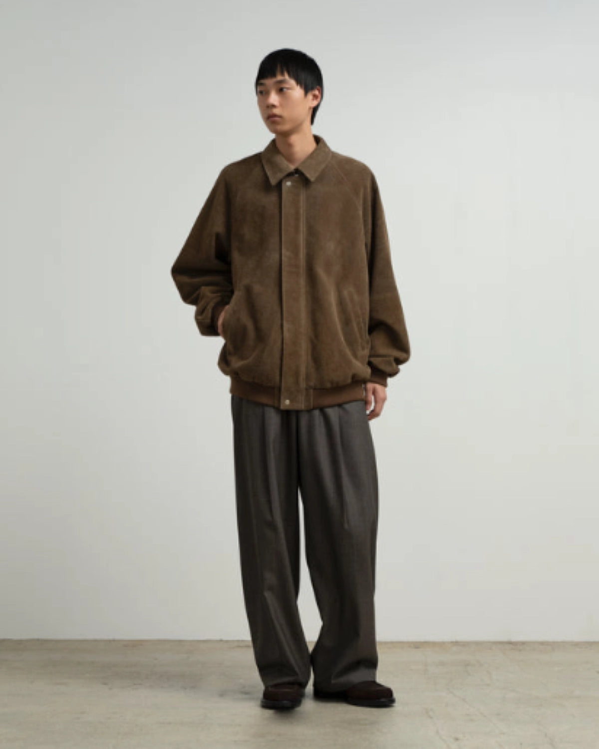 Graphpaper / Hairy Suede Raglan Blouson (GU263-30324)