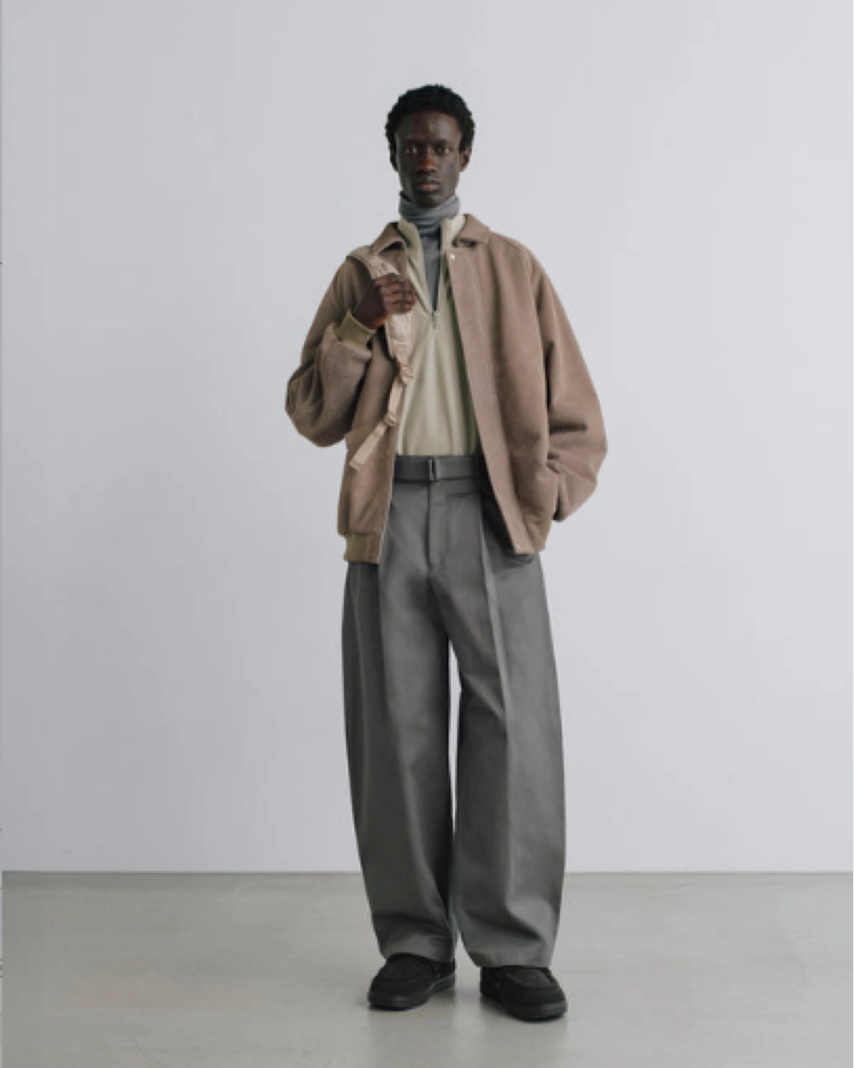 Graphpaper / Hairy Suede Raglan Blouson (GU263-30324)