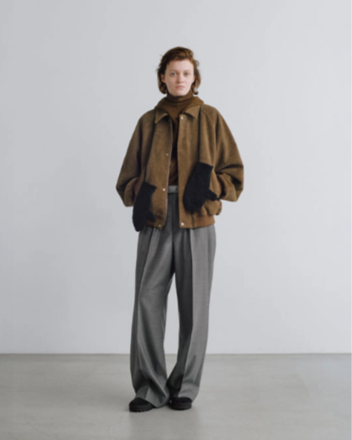 Graphpaper / Hairy Suede Raglan Blouson (GU263-30324)