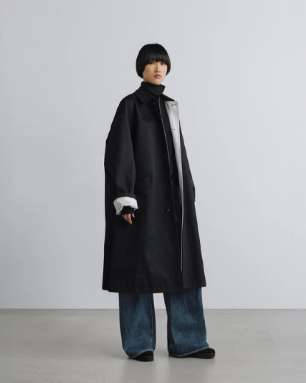 Graphpaper / Dry Westpoint Railway Coat (GU263-10380)