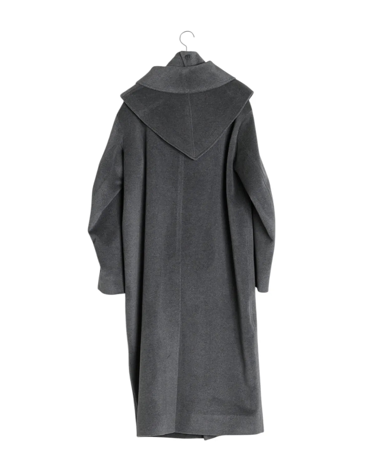 IHNN / Layered Collar Angora Coat (ID26A-CT02)