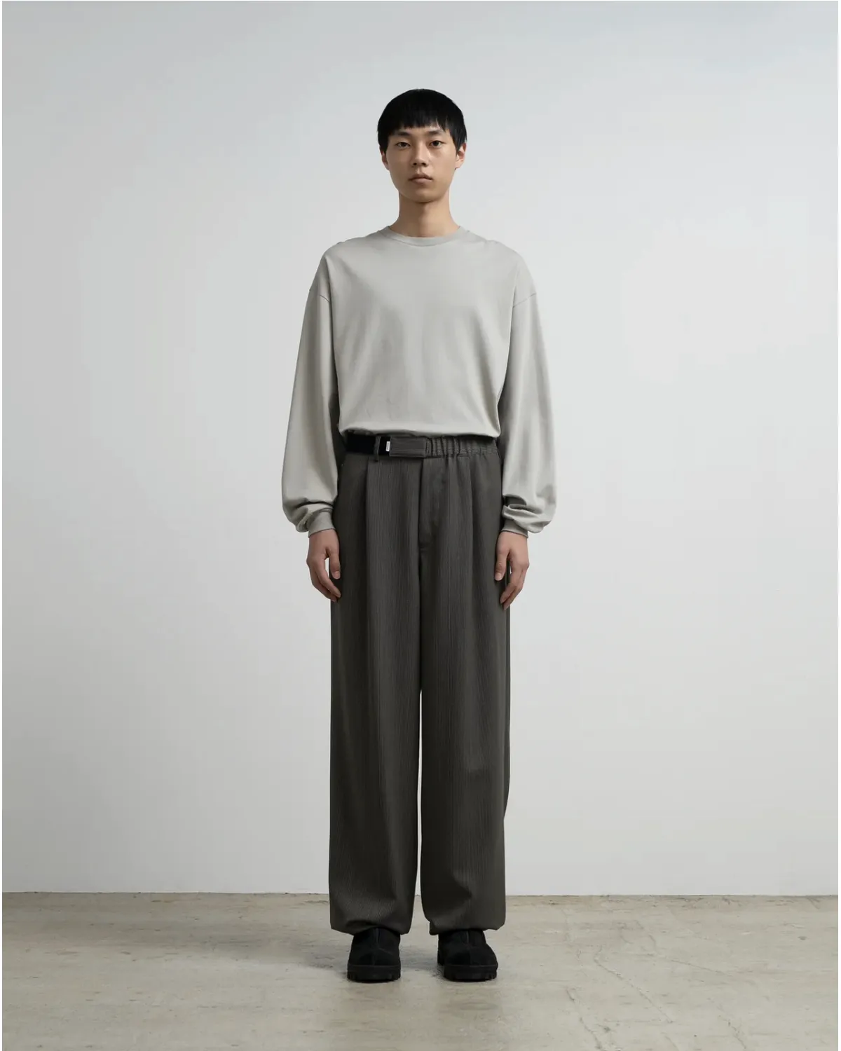 Graphpaper / Melange Pique Chef Track Pants (GM263-40442)