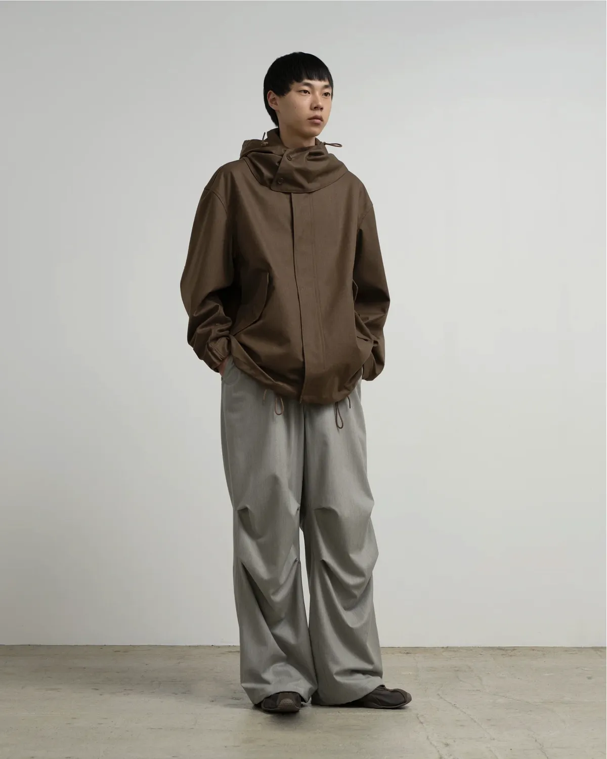 Graphpaper / Fine Wool Saxony Military Pants (GM263-40432)