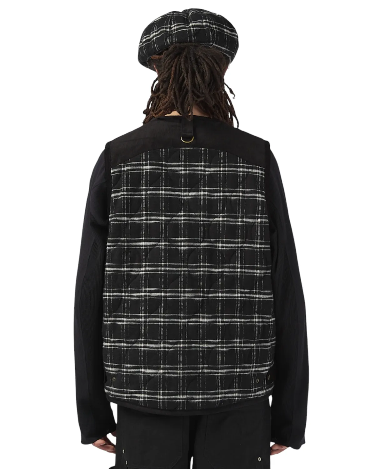 NICHOLAS DALEY / LAVENHAM RIOT GILET (ND-AW26-RIG-RPC-BLK)