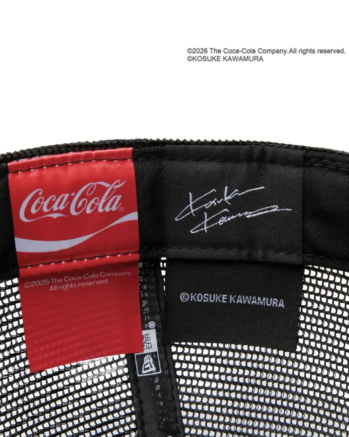 NEW ERA / 9FORTY A-Frame トラッカー Coca-Cola designed by Kosuke Kawamura コカ・コーラ ブラック (15156434)