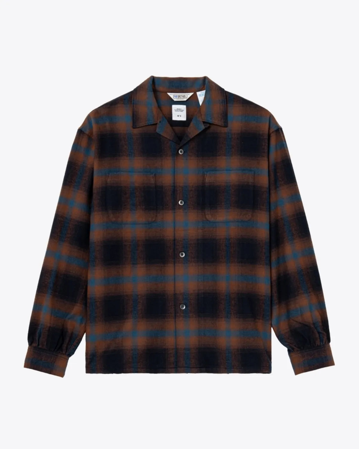 BEDWIN & THE HEARTBREAKERS / FIVE BROTER Ex. L/S CHECK SHIRT "VIN" (26AB1769)