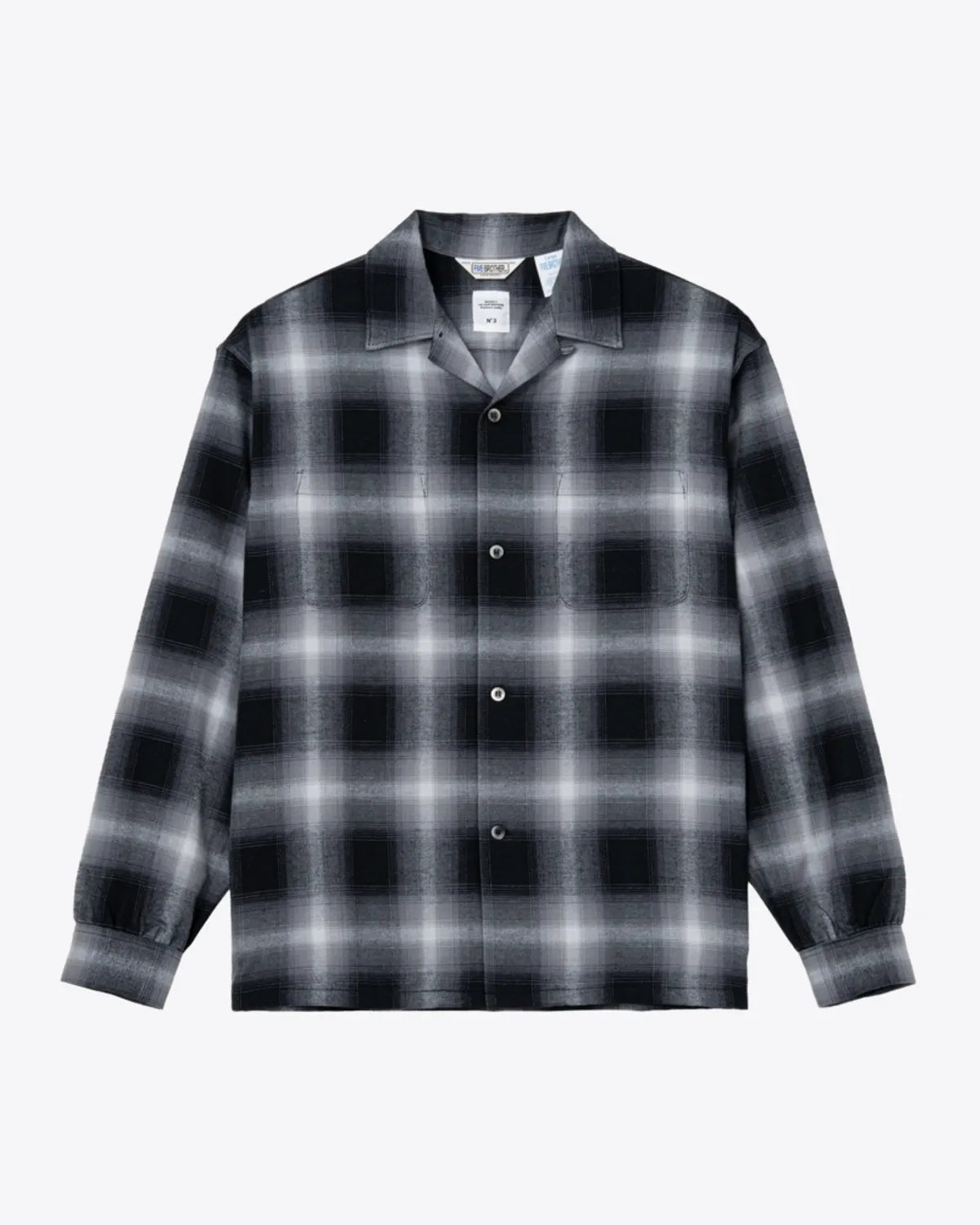 BEDWIN & THE HEARTBREAKERS / FIVE BROTER Ex. L/S CHECK SHIRT "VIN" (26AB1769)