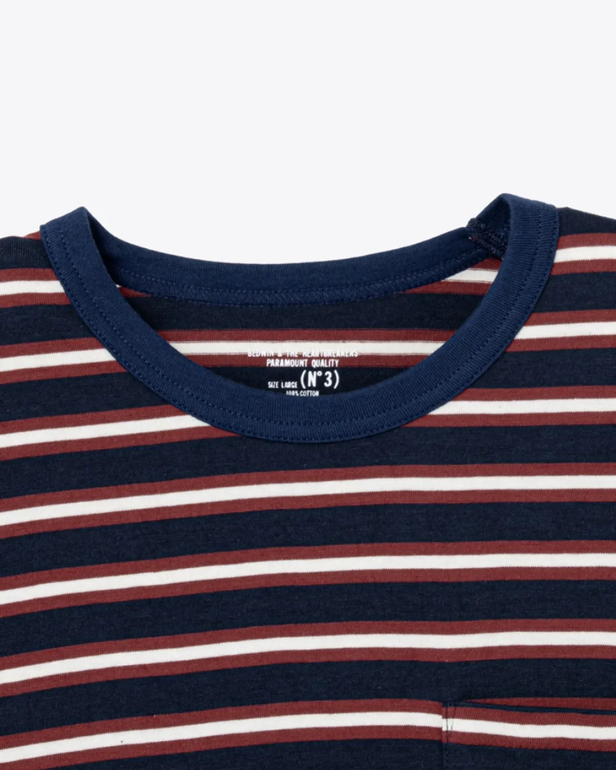 BEDWIN & THE HEARTBREAKERS / S/S STRIPE POCKET TEE "GAZ" (26AB2252B)
