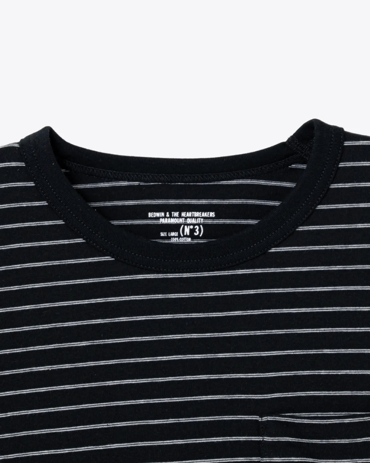 BEDWIN & THE HEARTBREAKERS / S/S STRIPE POCKET TEE "GAZ" (26AB2252B)