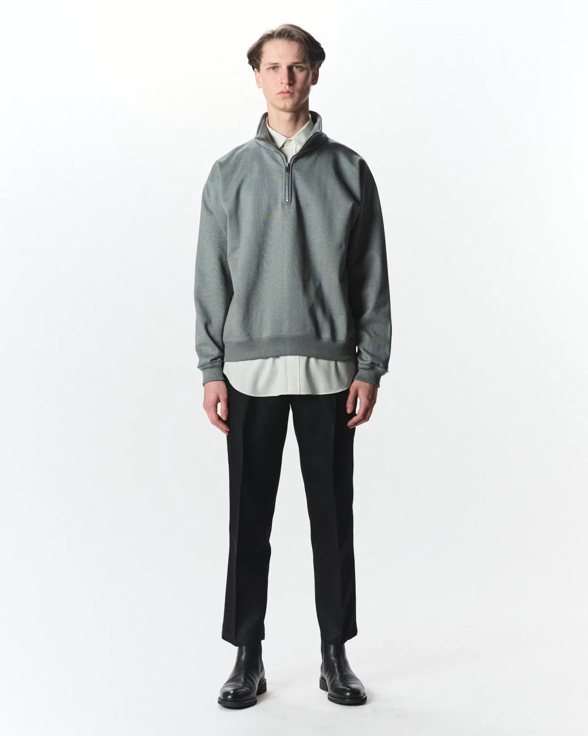 MARKAWARE / Organic Cotton Heavy Fleece / Comfort Half Zip(A26C13CS03C)