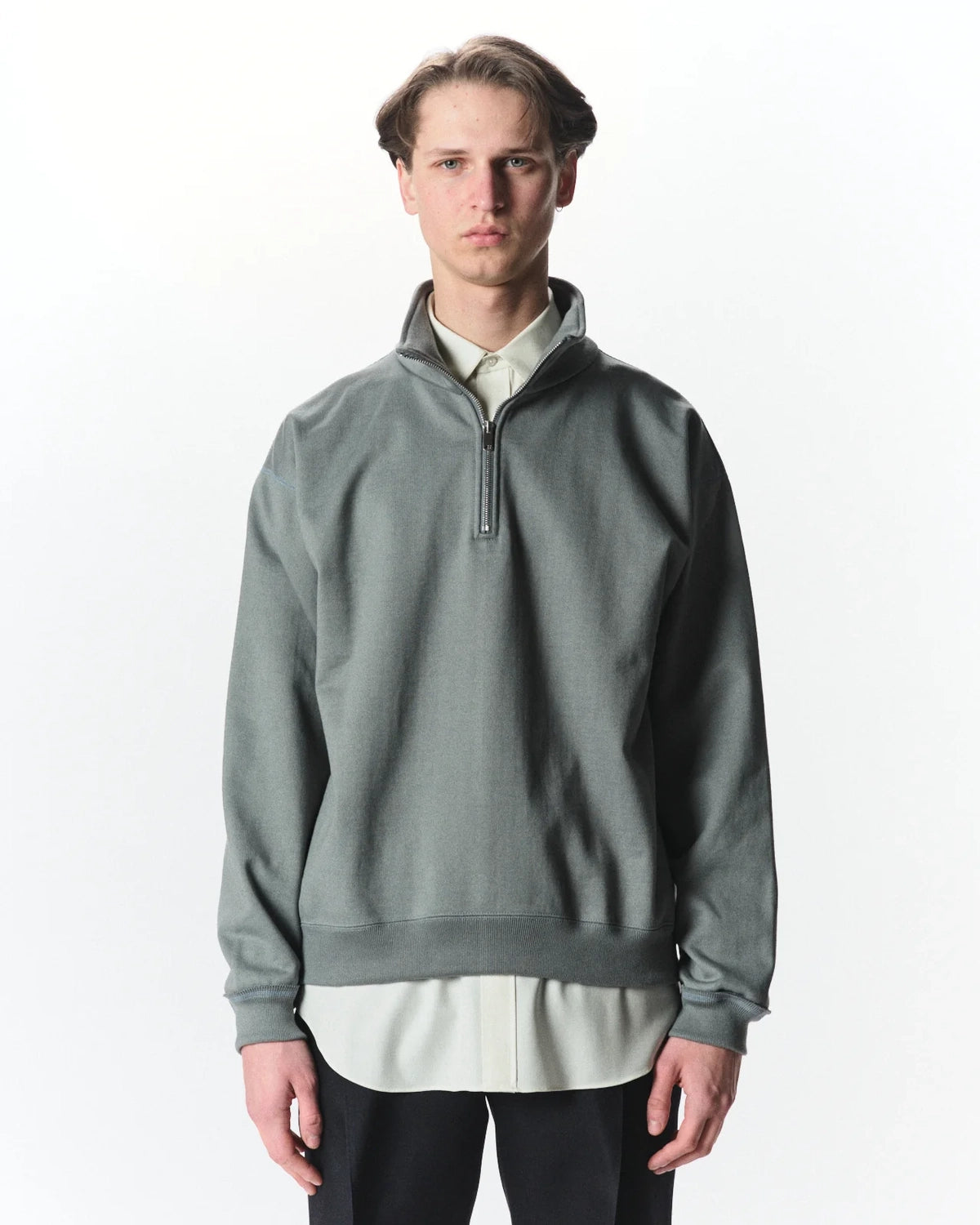 MARKAWARE / Organic Cotton Heavy Fleece / Comfort Half Zip(A26C13CS03C)