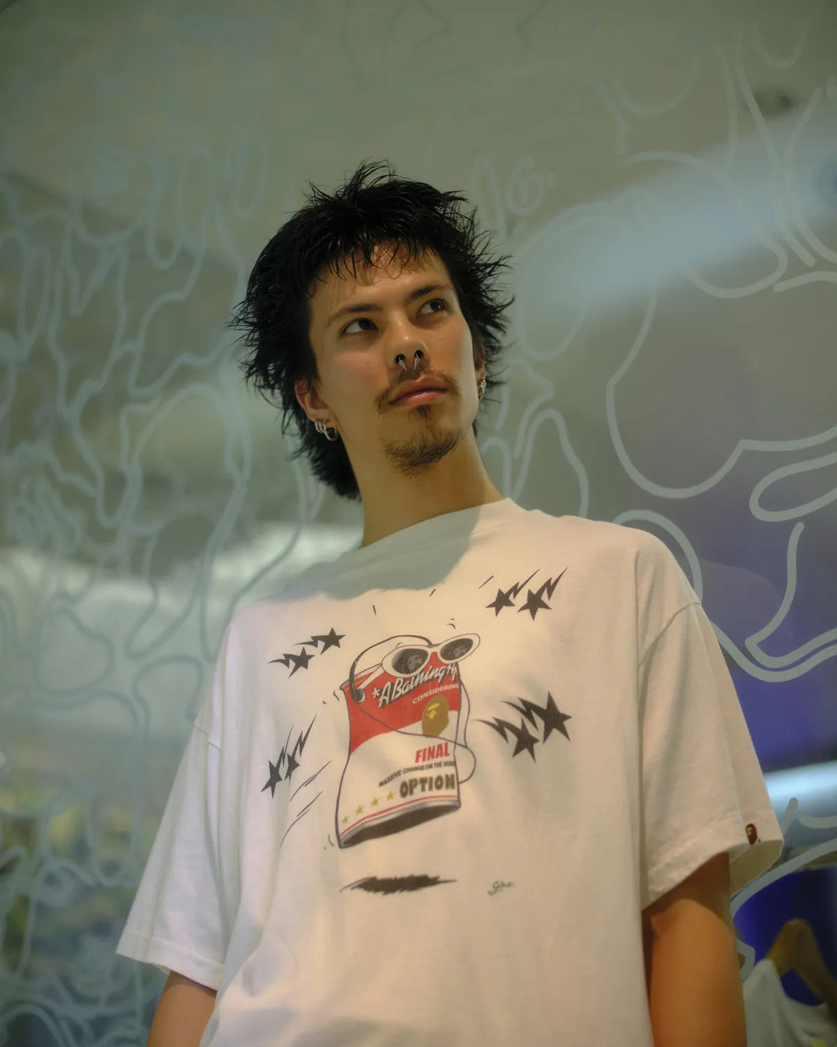 SAINT Mxxxxxx × A BATHING APE / BAPE_SS T-SHIRT / JUMP (SM-MK1-0000-C34)