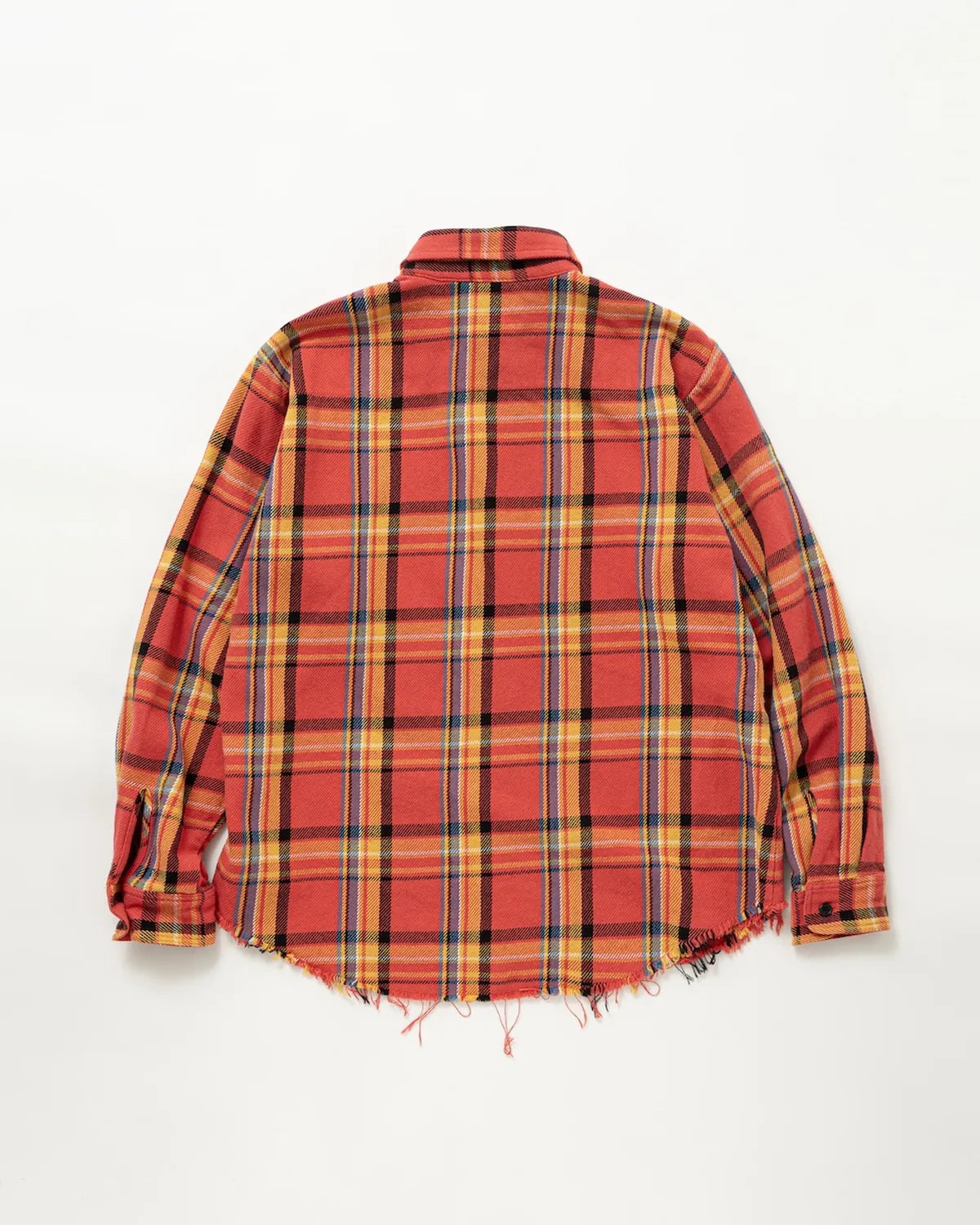 LASTMAN / DAMAGED FLANNEL SHIRTS (252LM-SH02)