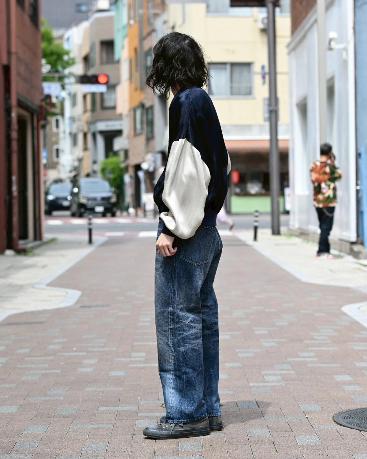 refomed / RIGHT HANDED DENIM PANTS "USED-2" (REPT-027U2)