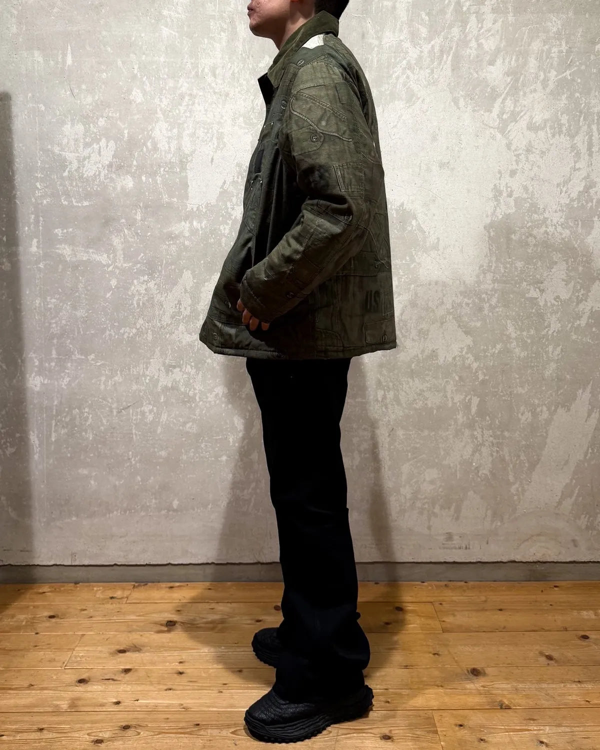 MIYAGIHIDETAKA -Rafu-  / Quilted Work Jacket (MH028)