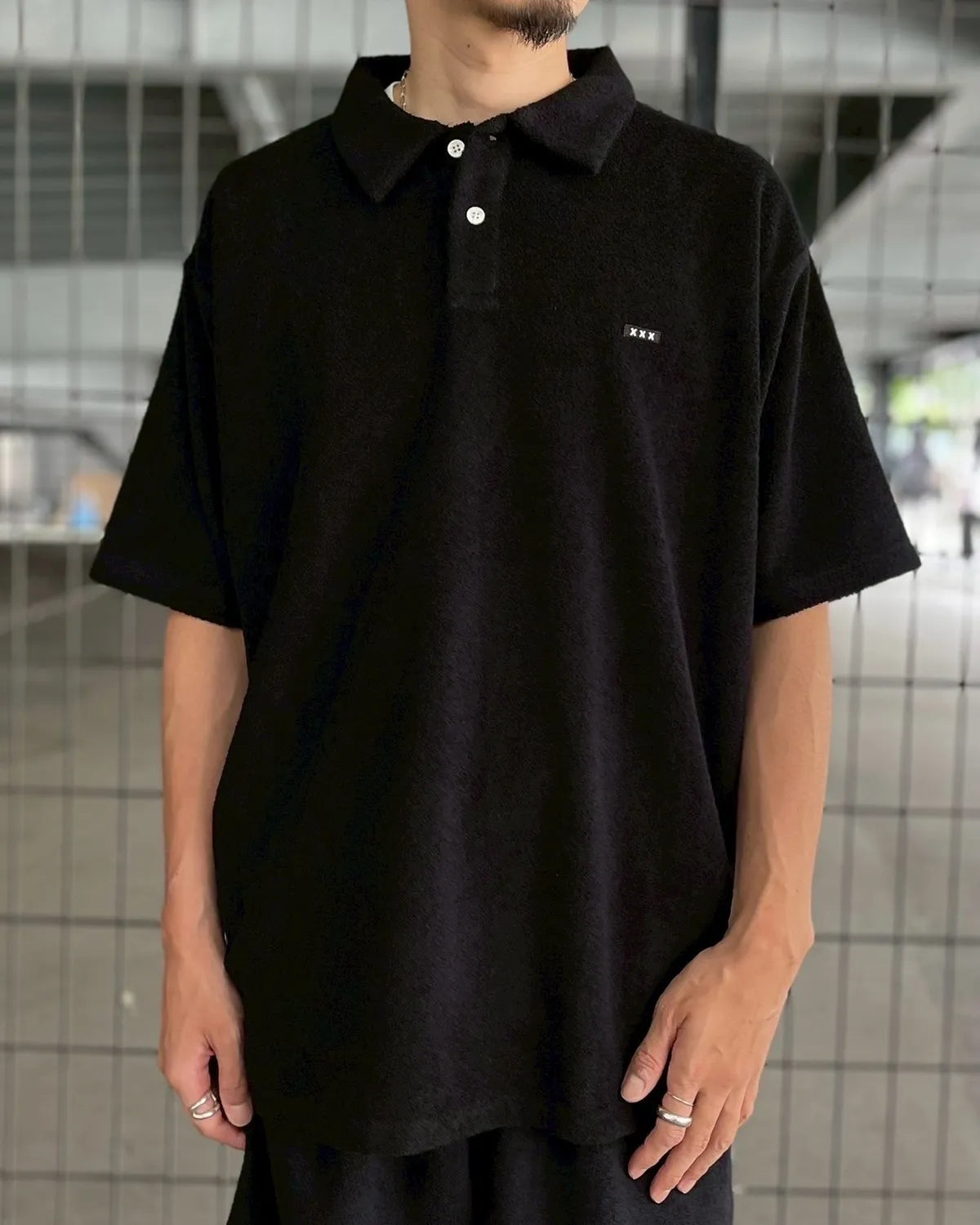GOD SELECTION XXX / PILE POLO SHIRT (GX-S25-CS-09)