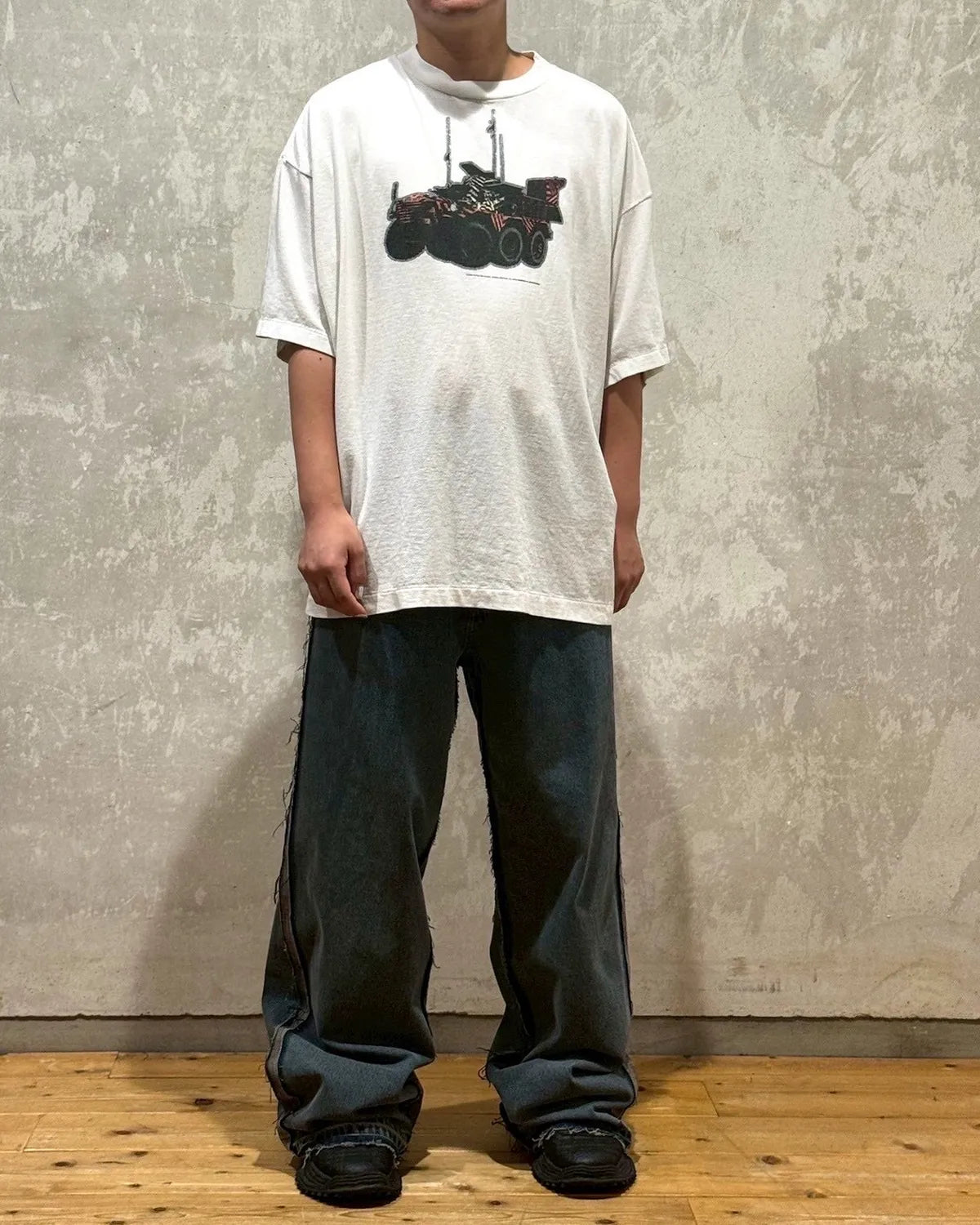 ©︎SAINT Mxxxxxx × Kosuke Kawamura / KK_SS TEE_ICECREAM (SM-HR1-0000-C15)