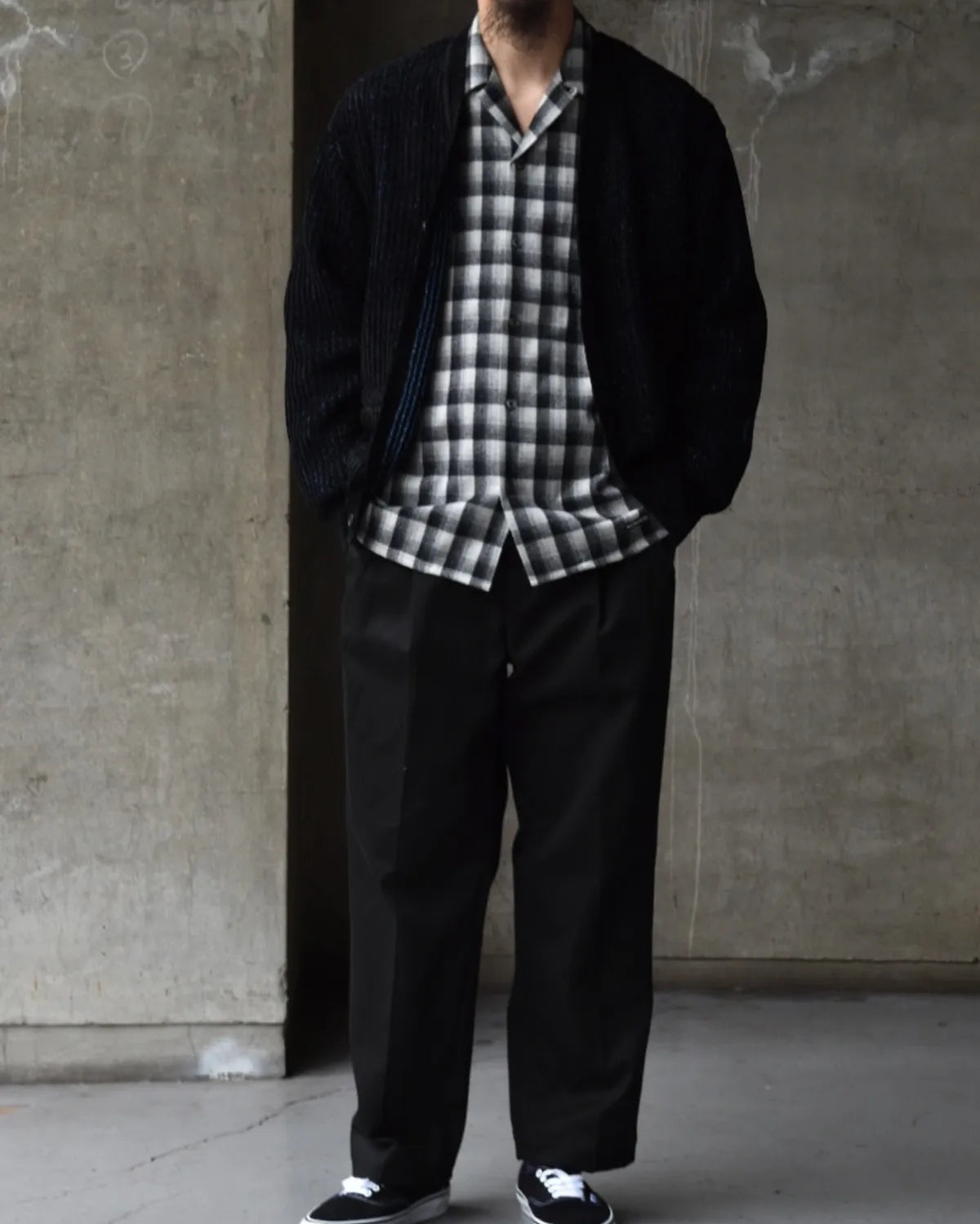 WACKO MARIA / GLITTER CARDIGAN (25FW-WMK-KN04)