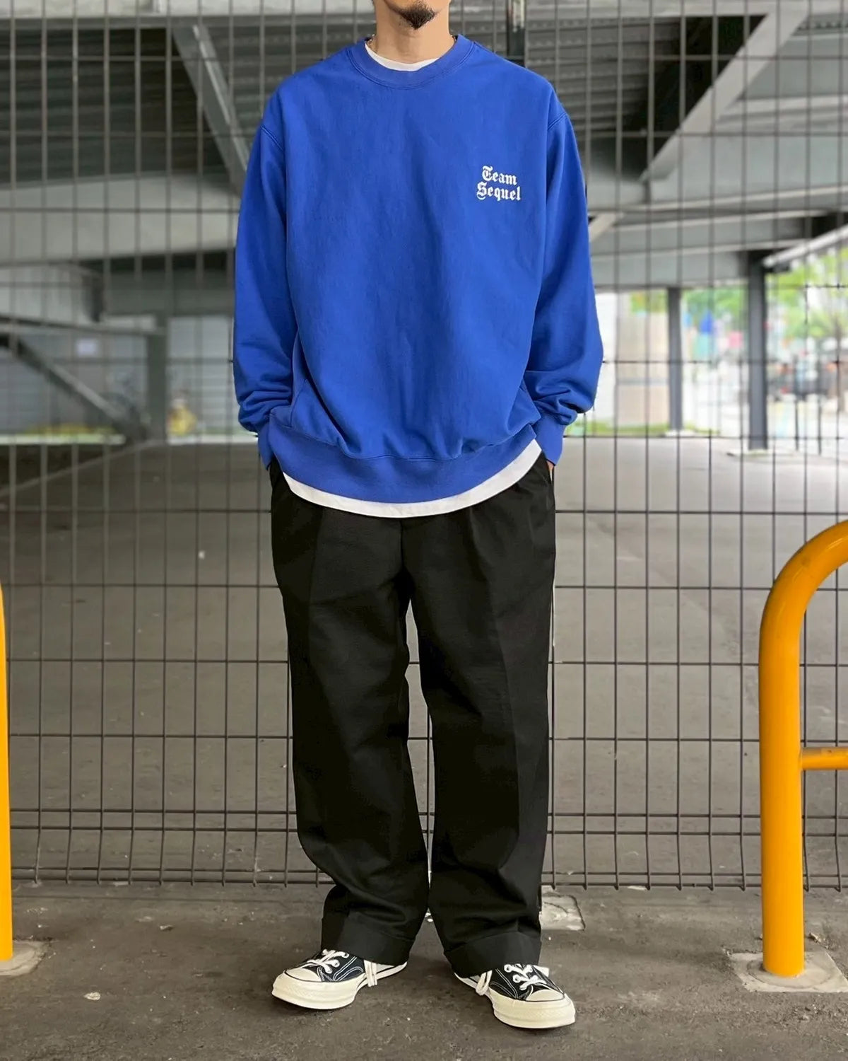 SEQUEL / CREW NECK SWEAT SHIRT (SQ-25SS-CS-07)
