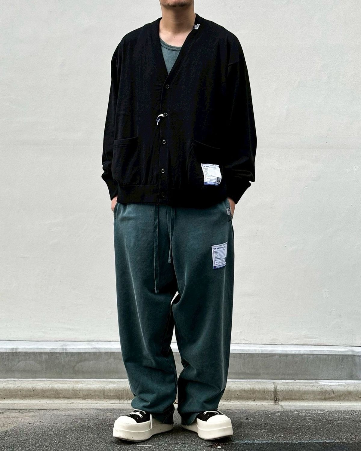 Maison MIHARA YASUHIRO in・stru(men-tal). / High Gauge Knit Cardigan (I16CD591)