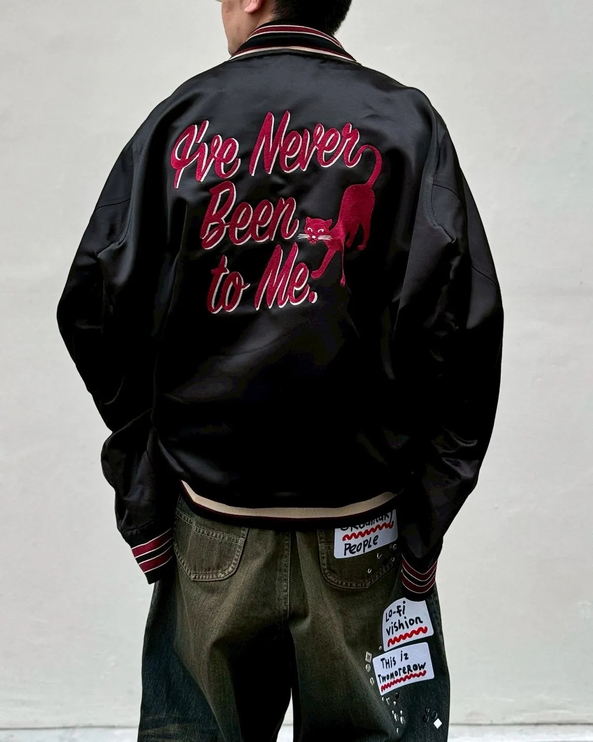 Maison MIHARA YASUHIRO / W SLEEVE STADIUM JKT (A16BL063)