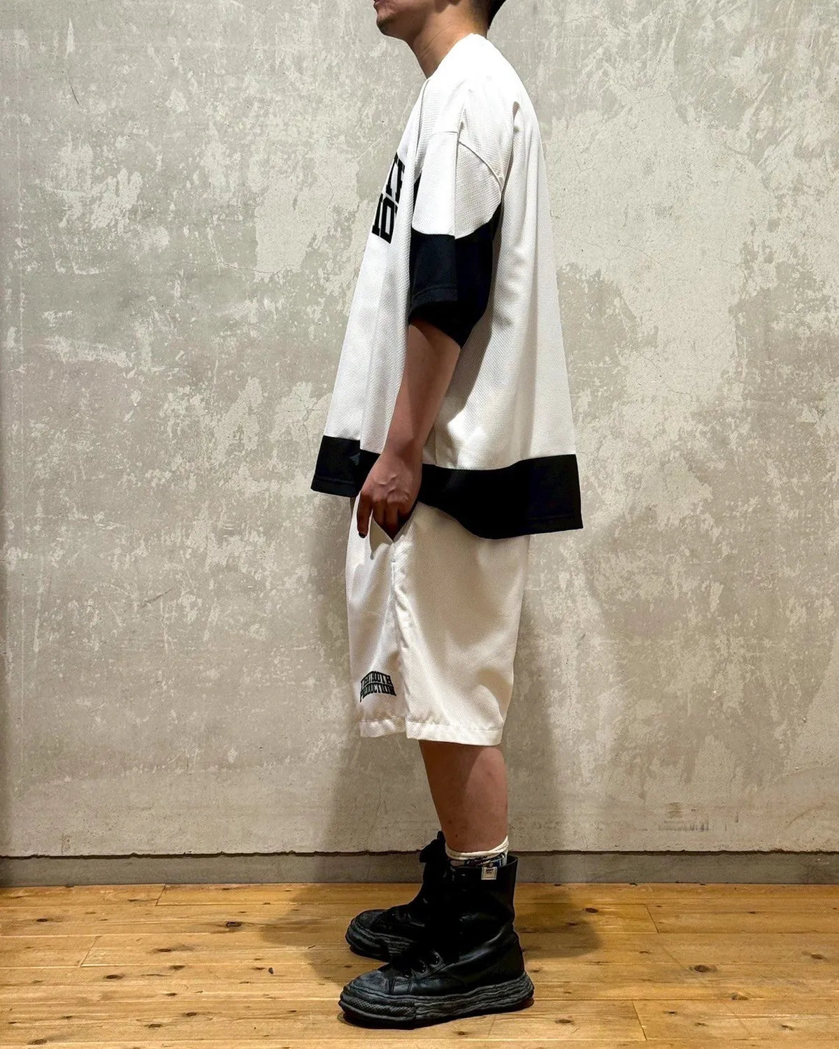 TIGHTBOOTH / COLLEGE DOBBY SHORTS (00009402)