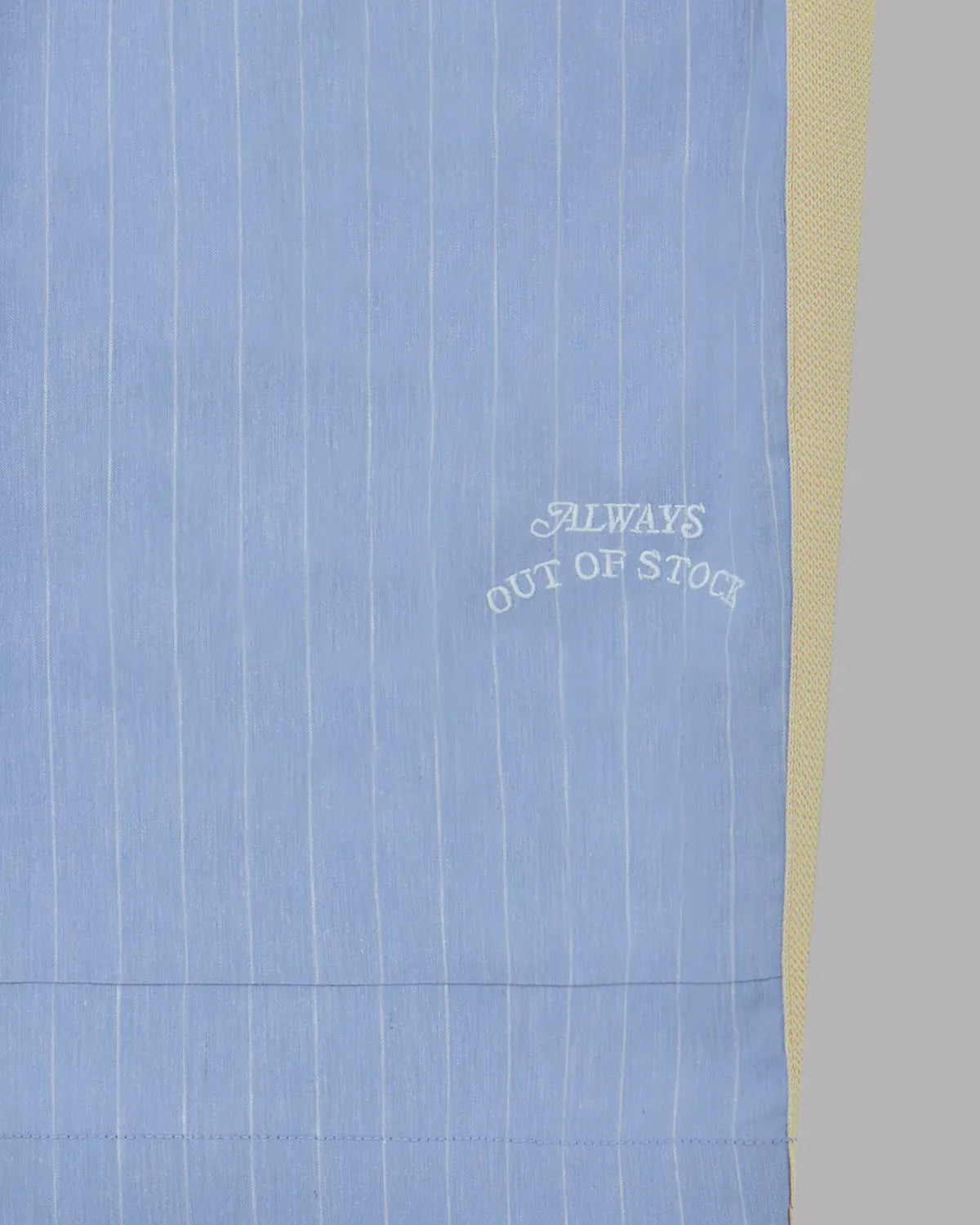 ALWAYS OUT OF STOCK / SIDE STRIPE OPEN COLLAR LINEN SHIRT (HA-026105131)