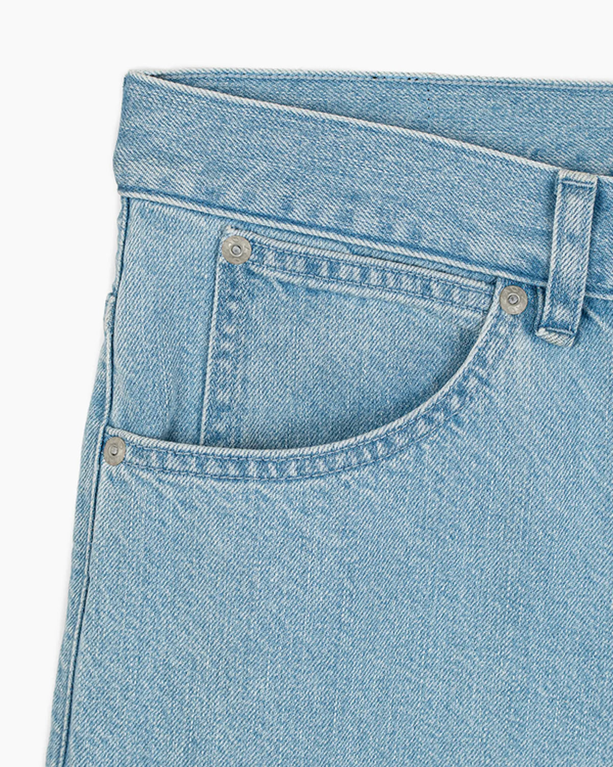 LAD MUSICIAN / 11.5oz BLEACH DENIM STRAIGHT PANTS (2126-513)