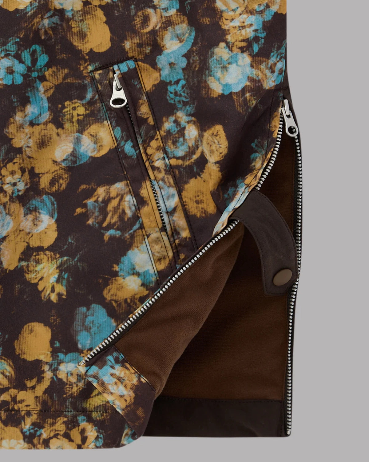 ALWAYS OUT OF STOCK / FLOWER PATTERN LIGHT BLOUSON JACKET (HA-025202101)