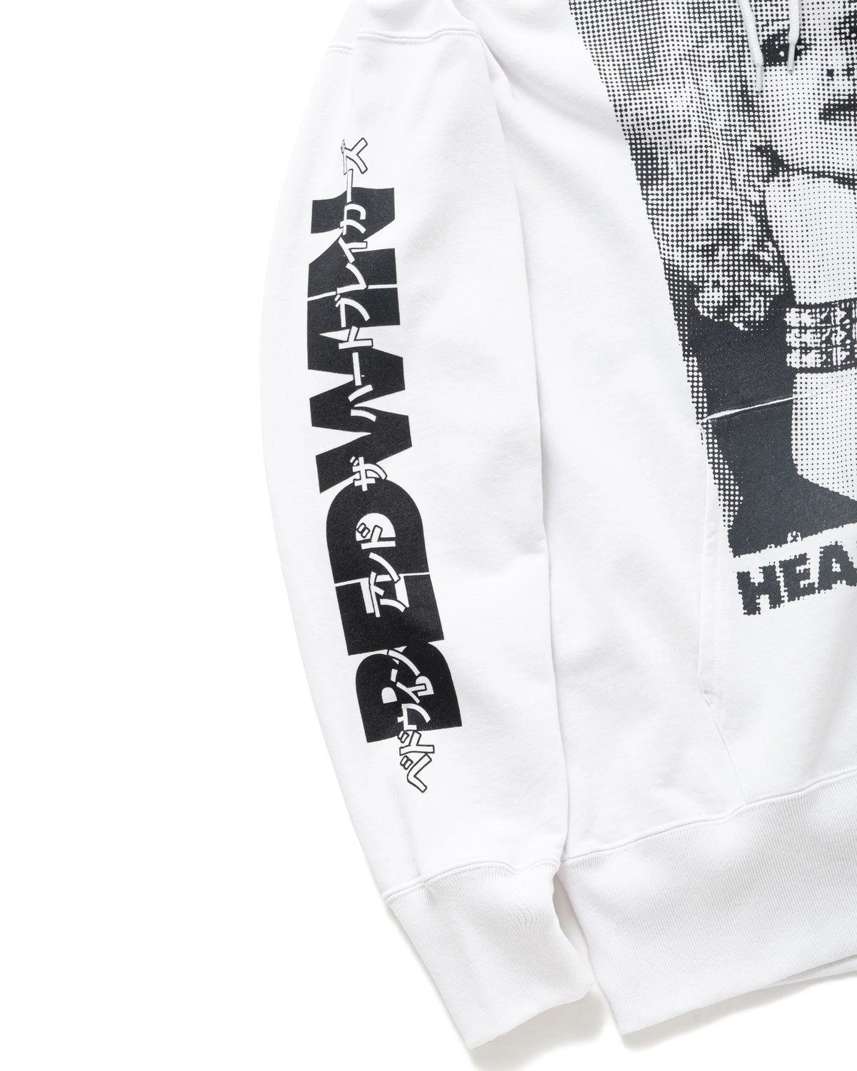 BEDWIN & THE HEARTBREAKERS / L/S PRINTED HOODIE "CHOLE" (25SB2208)