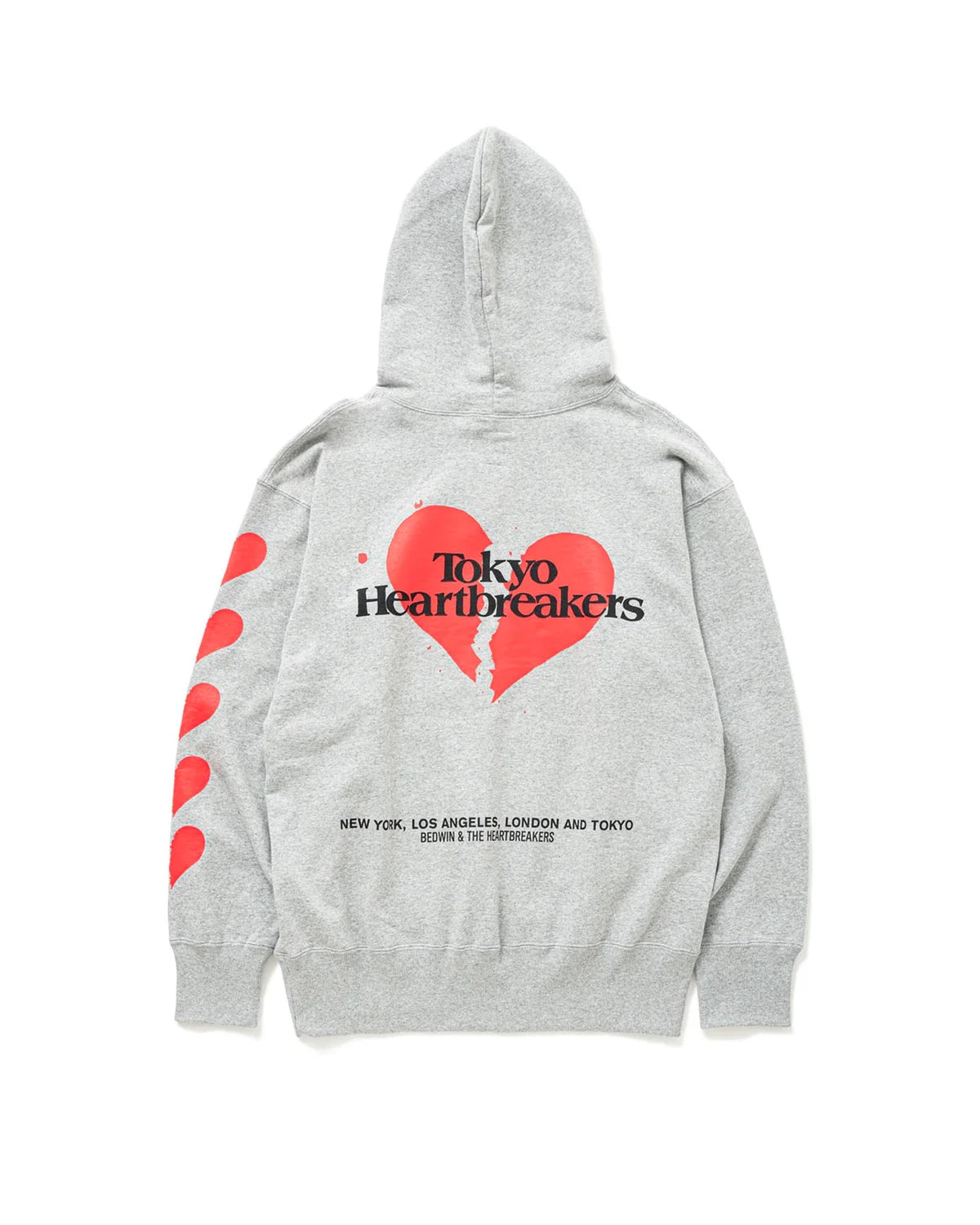 BEDWIN & THE HEARTBREAKERS / L/S PRINTED HOODIE ”STANLEY” (25SB2209)