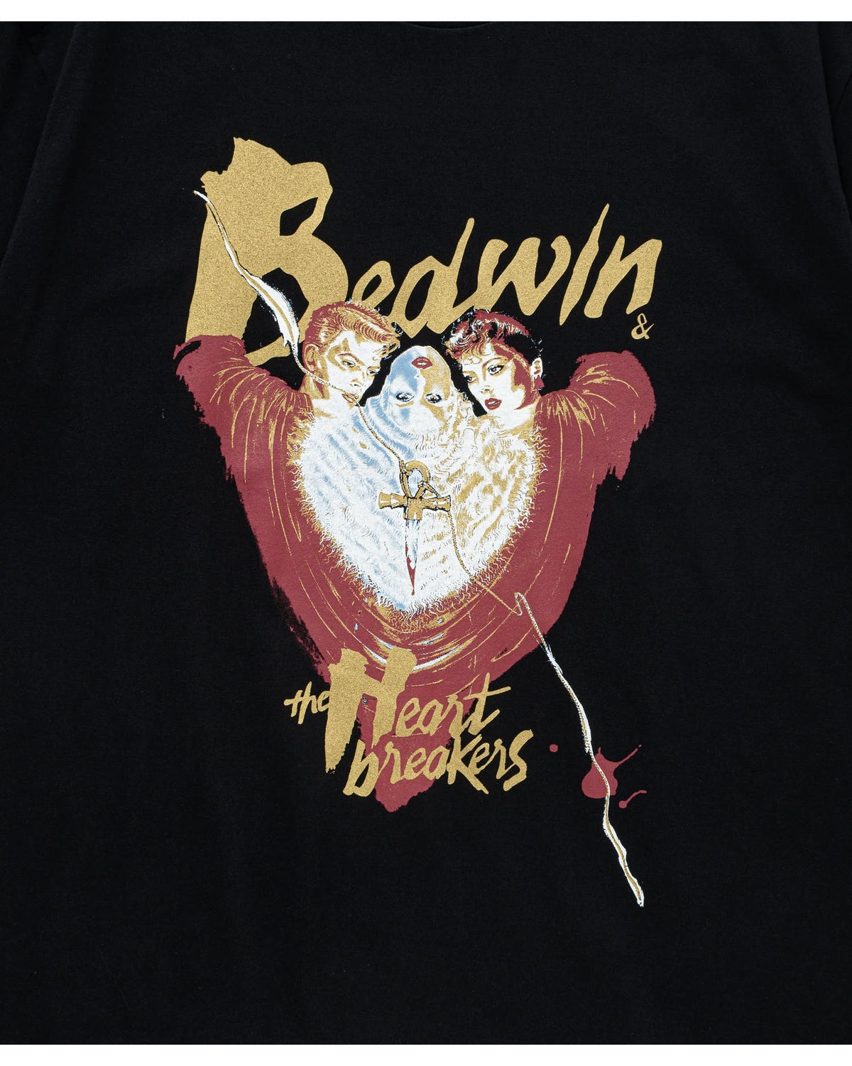 BEDWIN & THE HEARTBREAKERS / S/S PRINTED TEE "BLAYLOCK" (25AB2227)