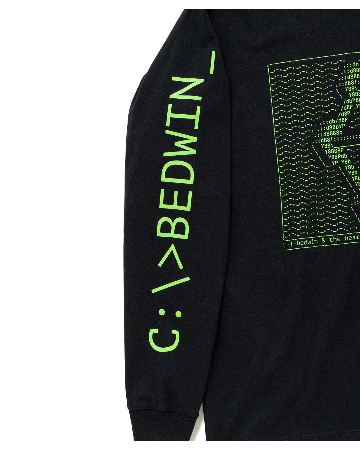 BEDWIN & THE HEARTBREAKERS / L/S PRINTED TEE "JAH" (25AB2228)