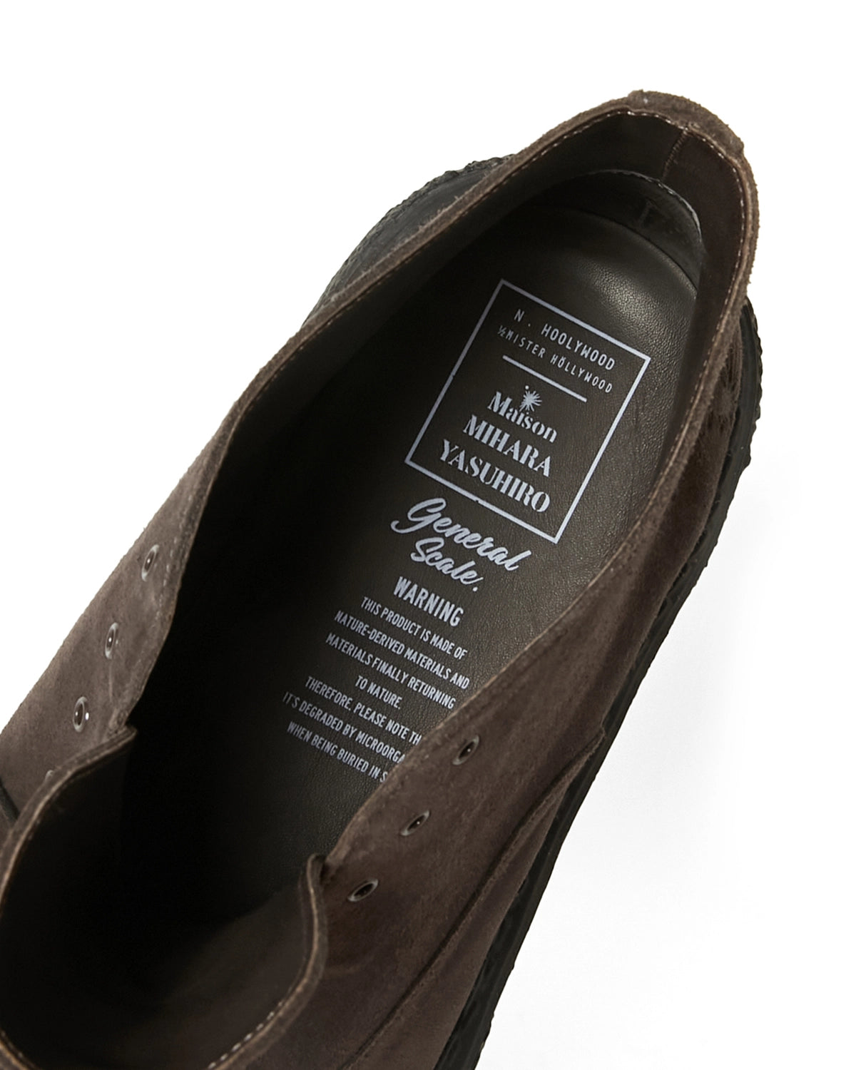 N.HOOLYWOOD COMPILE × General Scale. / SUEDE BOOTS (2252-SE01)