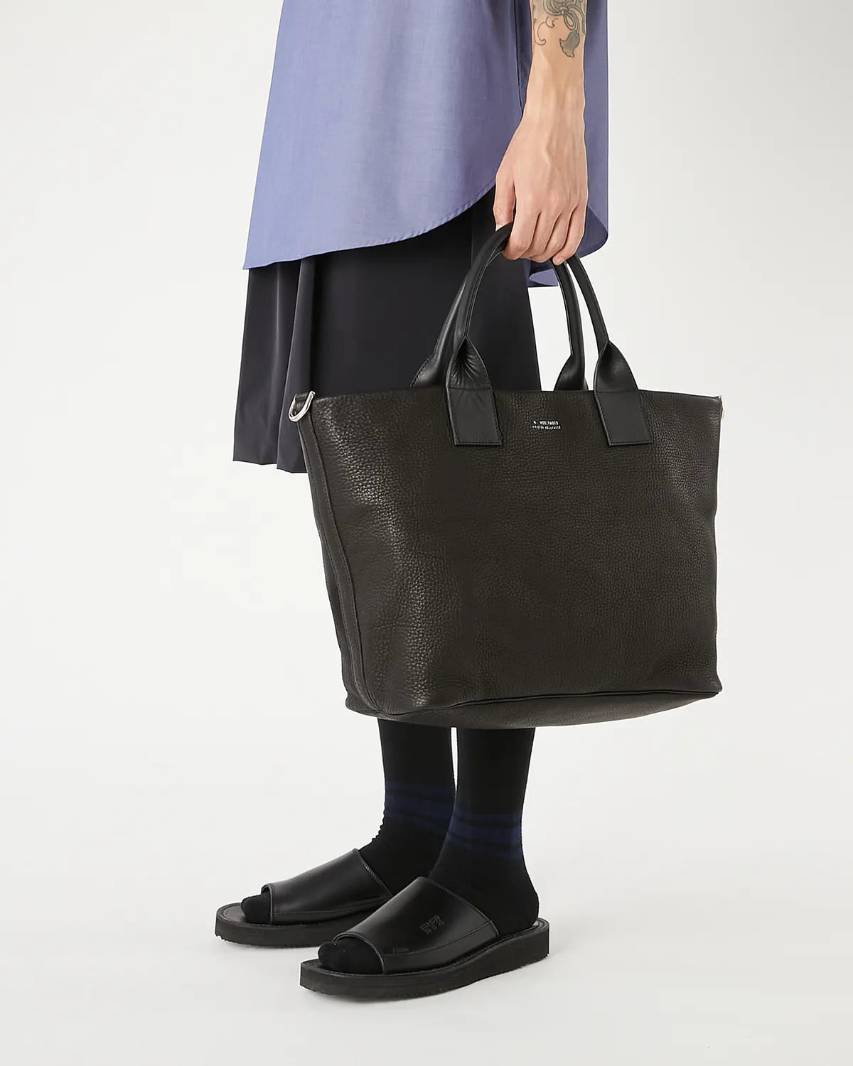 N.HOOLYWOOD COMPILE / LEATHER TOTE BAG (2261-AC02)