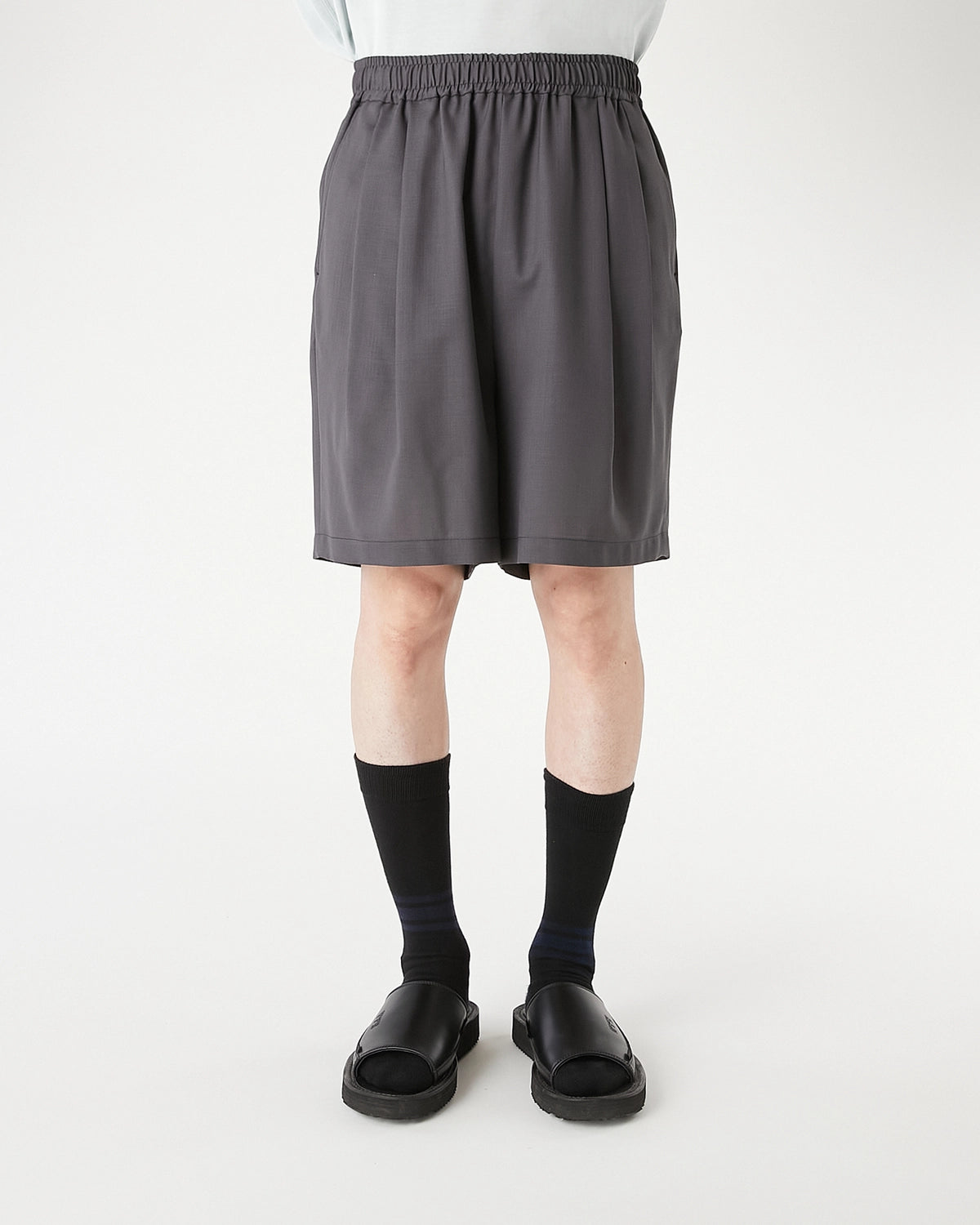N.HOOLYWOOD COMPILE / 2TUCK EASY HALF PANTS (2261-CP50-004)